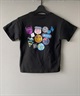 RUSTY ラスティー キッズ Tシャツ 半袖 バックプリント ワッペン刺繍 964502(BLK-130cm)