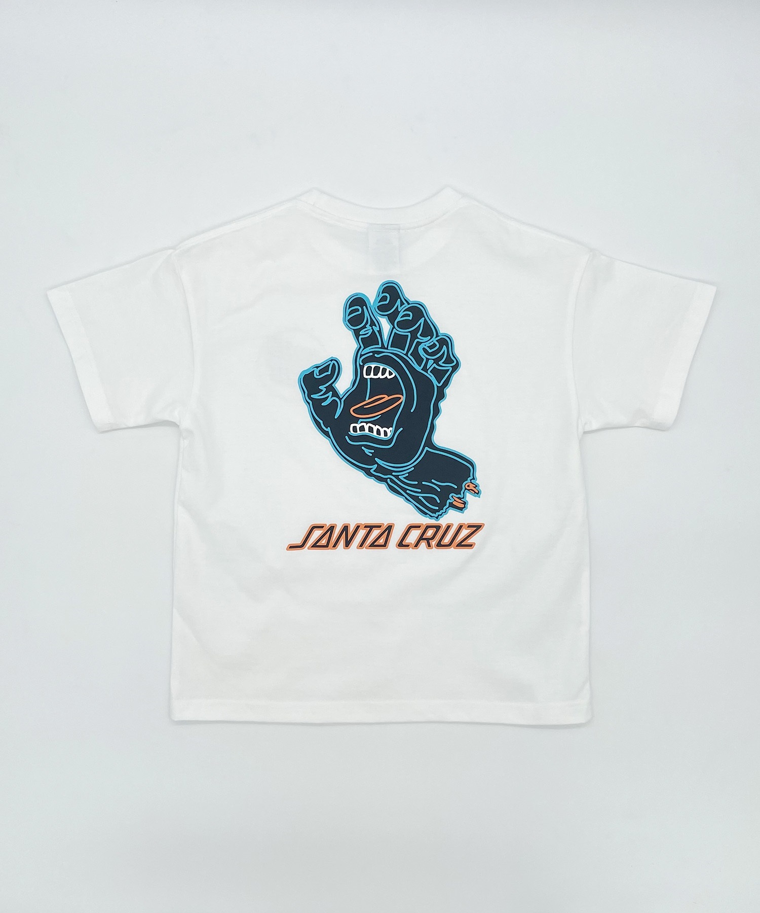 SANTACRUZ サンタクルーズ キッズ Tシャツ 半袖 バックプリント 親子コーデ DESI VOID HAND T 24P672-42(WT-130cm)