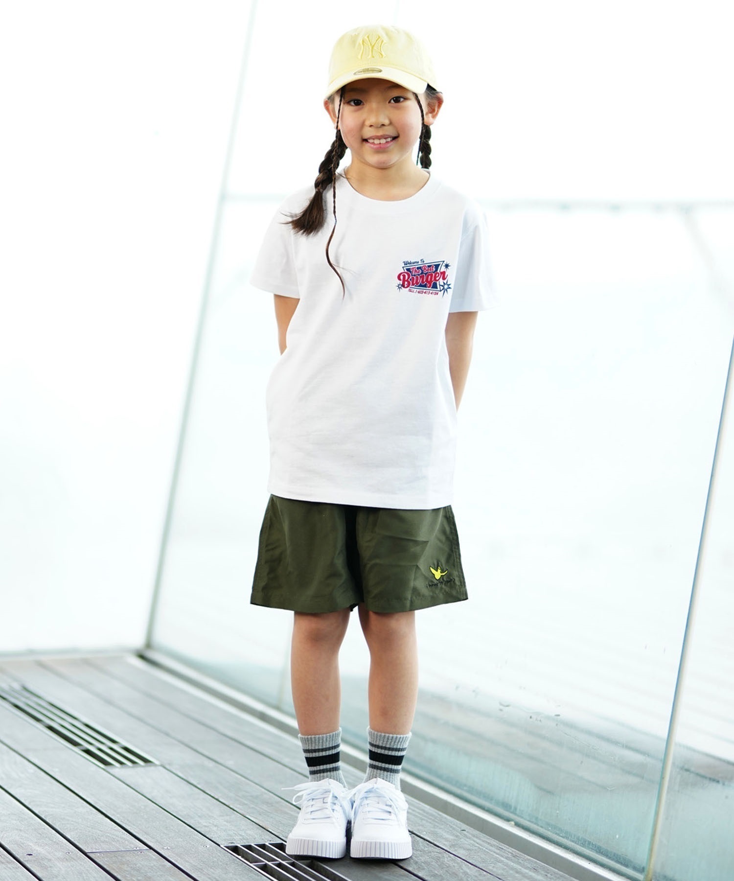 ANTIBAL アンティバル PTEE キッズ 半袖 Tシャツ バックプリント 242AN3ST197(BLK-130cm)