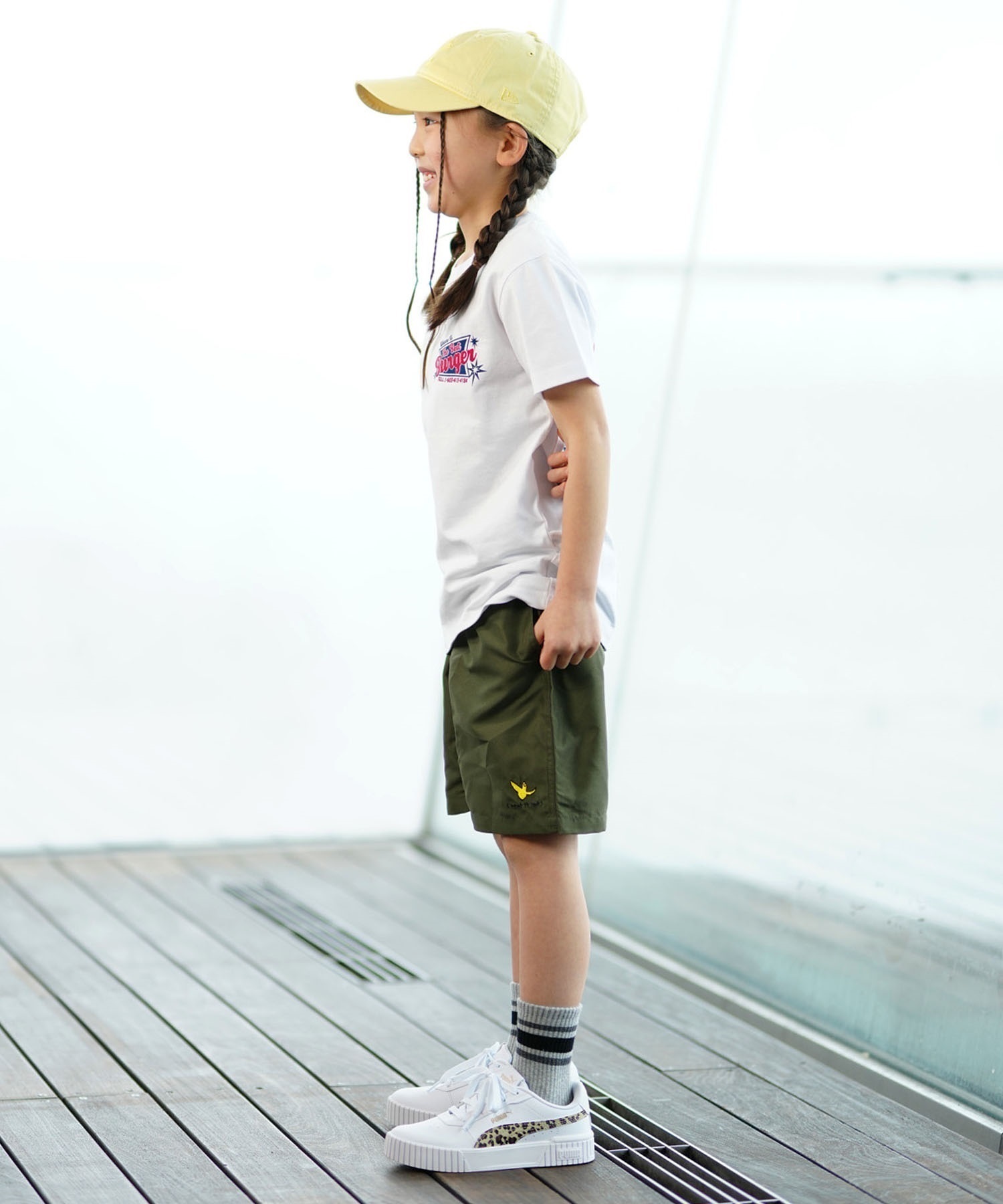 ANTIBAL アンティバル PTEE キッズ 半袖 Tシャツ バックプリント 242AN3ST197(BLK-130cm)