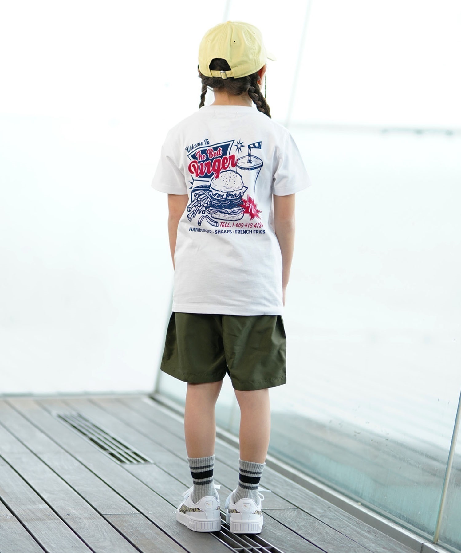 ANTIBAL アンティバル PTEE キッズ 半袖 Tシャツ バックプリント 242AN3ST197(BLK-130cm)