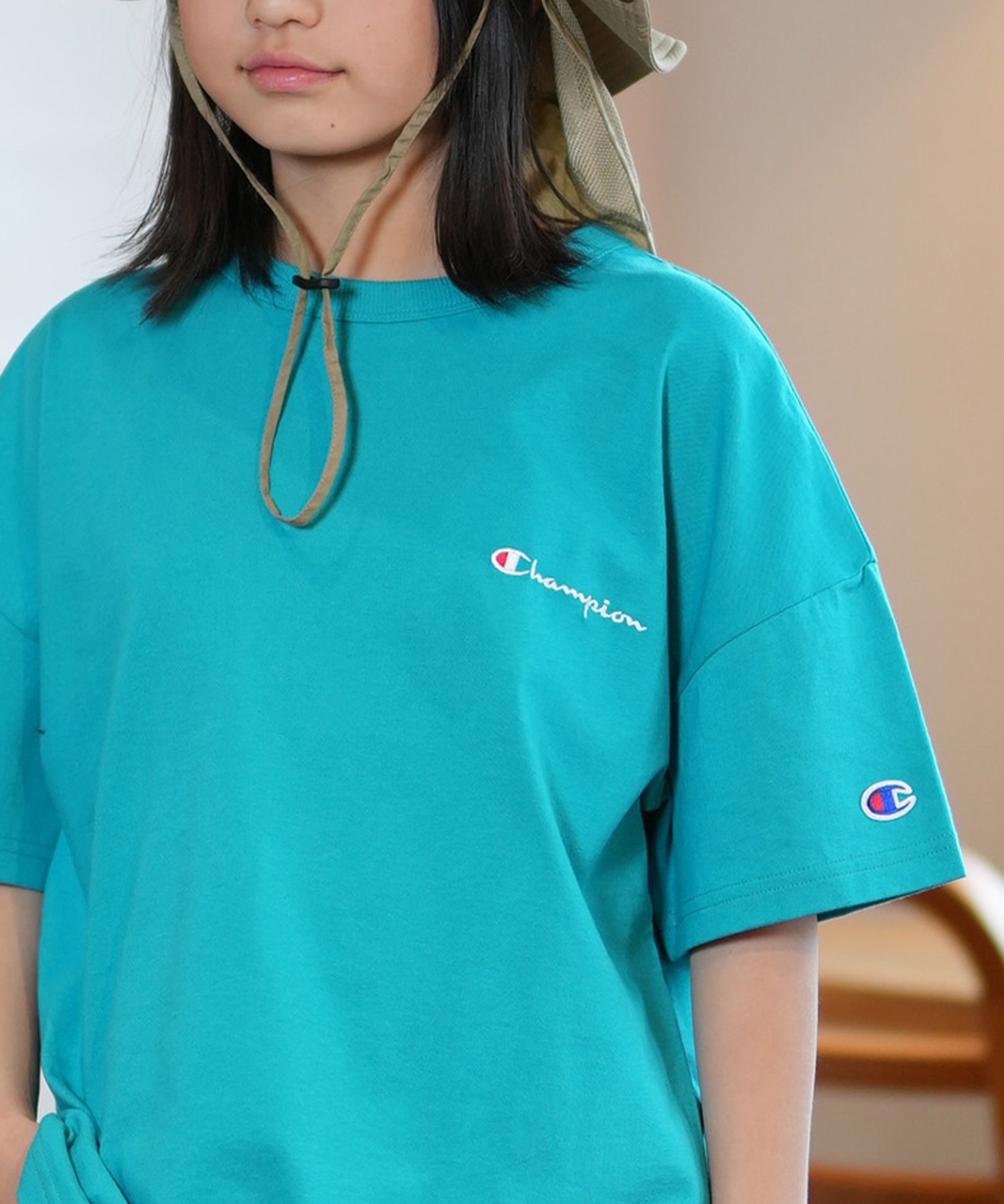 CHAMPION チャンピオン MUJI CK-Z304 キッズ 半袖Tシャツ