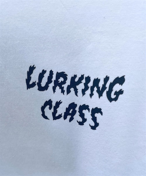 LURKING CLASS/ラーキングクラス キッズ 長袖 Tシャツ ロンＴ バックプリント クルーネック ムラサキスポーツ限定 ST23FTM01K(BLACK-130cm)
