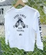 LURKING CLASS/ラーキングクラス キッズ 長袖 Tシャツ ロンＴ バックプリント クルーネック ST23FTM02K(WHITE-130cm)