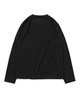 NEW ERA/ニューエラ Youth 長袖 コットン Tシャツ Originators of the True Fitted ブラック キッズ ロンT 13755264(BLK-130cm)