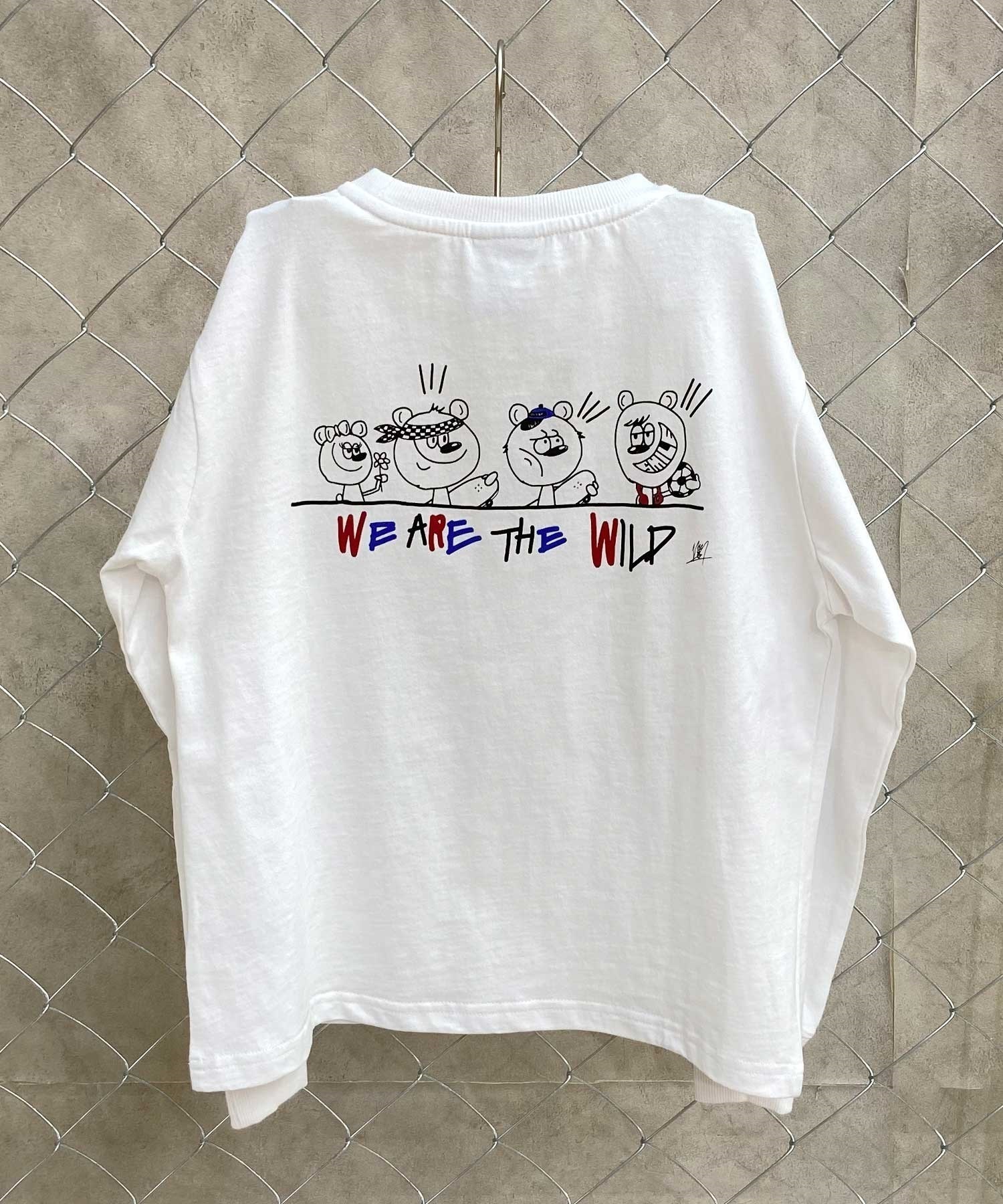 OP/オーピー キッズ ジュニア 長袖 Tシャツ ロンT DTEE 583072 RIY コラボレーション(YEL-100cm)