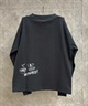 OP/オーピー キッズ ジュニア 長袖 Tシャツ ロンT DTEE 583073 RIY コラボレーション(BLK-100cm)