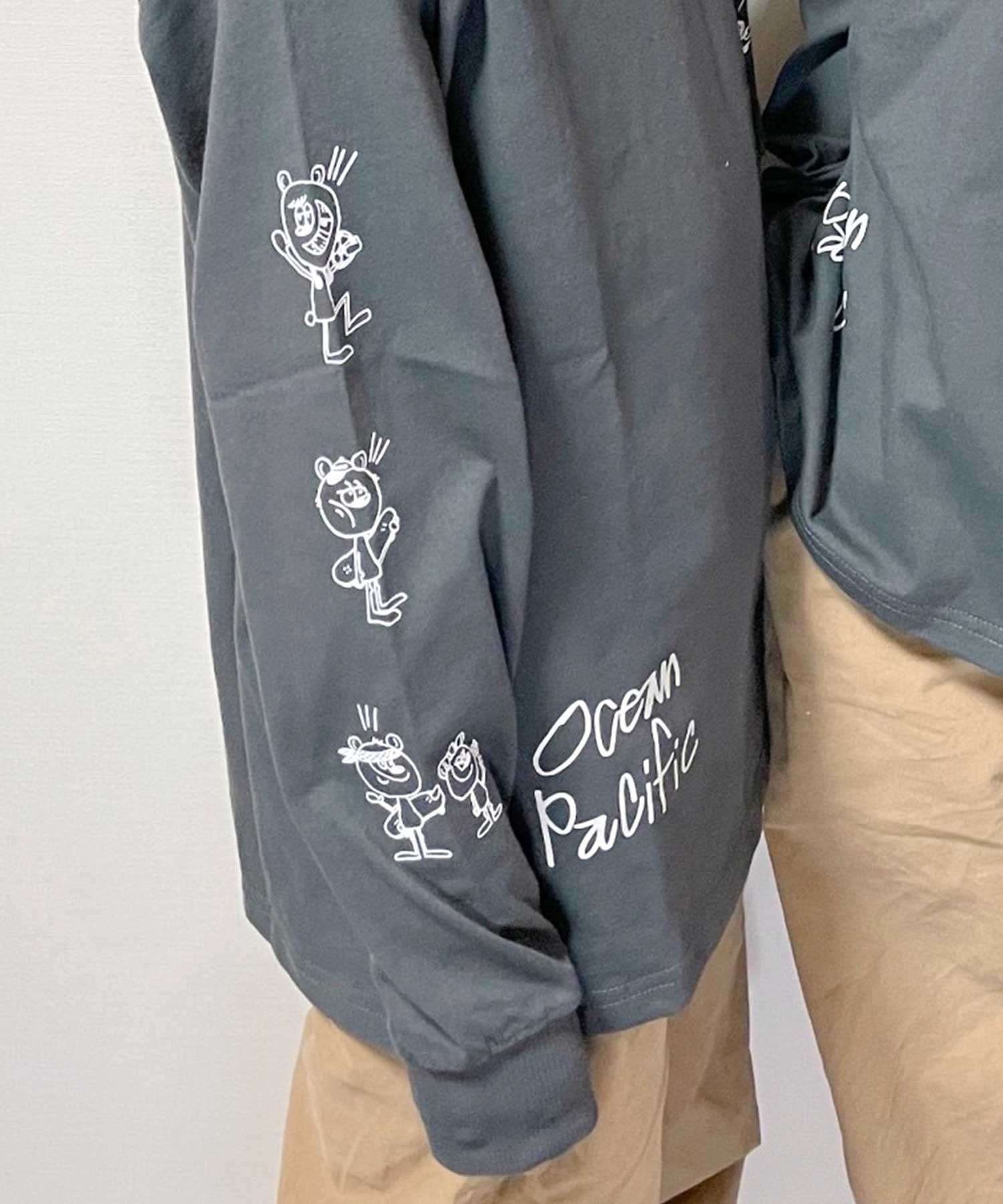BIG FLOWER LONG SLEEVE KNIT PULLOVER(S Black): Y's｜THE SHOP