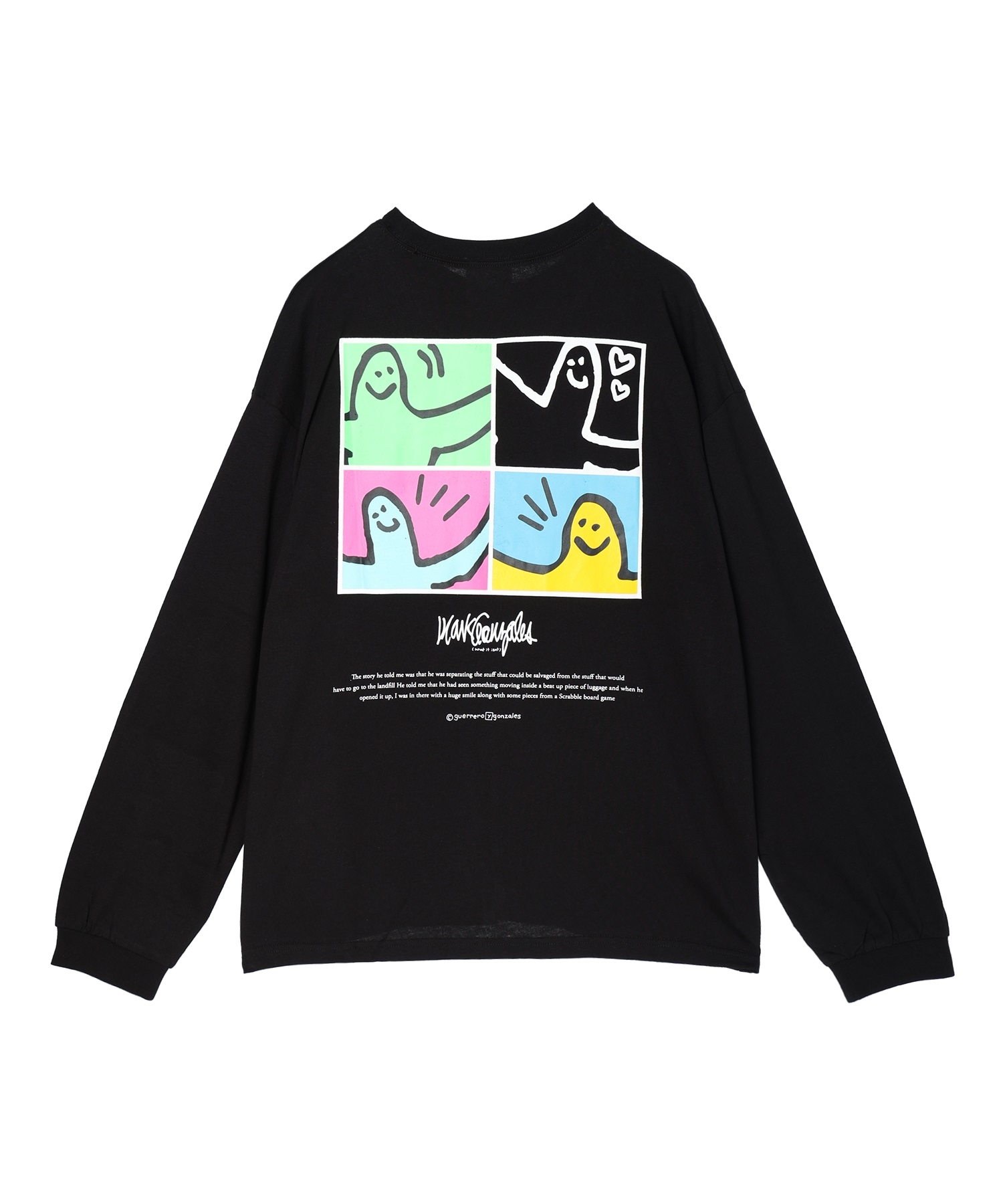 （What it isNt）ART BY MARKGONZALES アートバイ マークゴンザレス DESI 47230427 キッズ 長袖Tシャツ(BK-100)