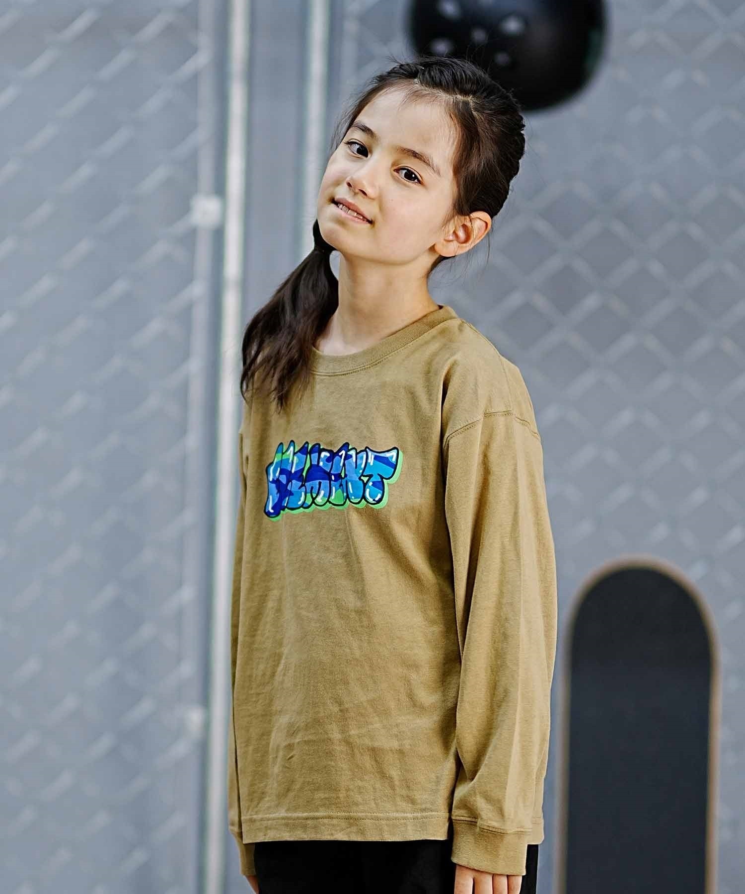 ELEMENT エレメント BUBBLE LS YOUTH キッズ ロングTシャツ 長袖 スケートボード BE025-063(FBK-130cm)