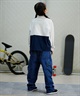 DC/ディーシー DC ディーシー キッズ カラーブロック ポロ ロングスリーブ ロングTシャツ スケートボード 公園 ポロシャツ YPL241513(BLK-130cm)