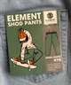 【クーポン対象】ELEMENT エレメント SHOD PANTS STD YOUTH BE025-706 キッズ ジュニア ロング パンツ スケートボード(MIU-130cm)