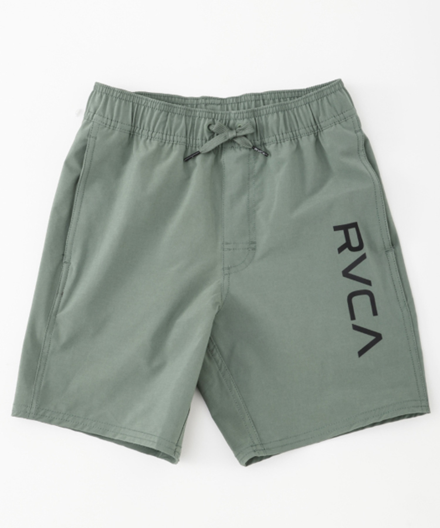 【クーポン対象】RVCA ルーカ キッズ ショーツ 海パン 水着 ボードショーツ サーフトランクス ユーティリティ 水陸両用 親子コーデ BE045-526(BLK-130cm)