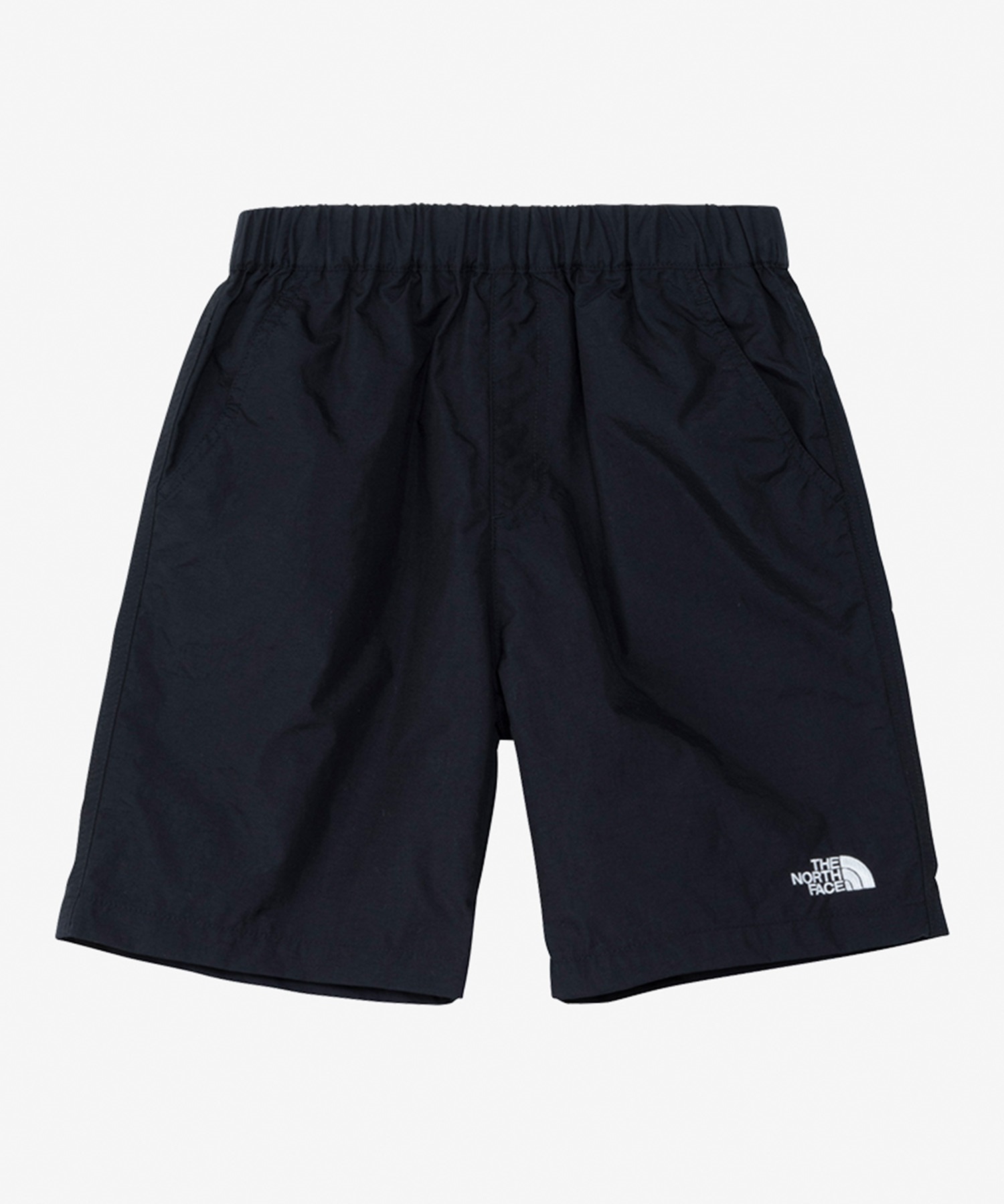 【マトメガイ対象】THE NORTH FACE ザ・ノース・フェイス CLASS V SHORT キッズ ショーツ ショートパンツ 撥水 刺繍ロゴ UVカット NBJ42430 K(K-100cm)