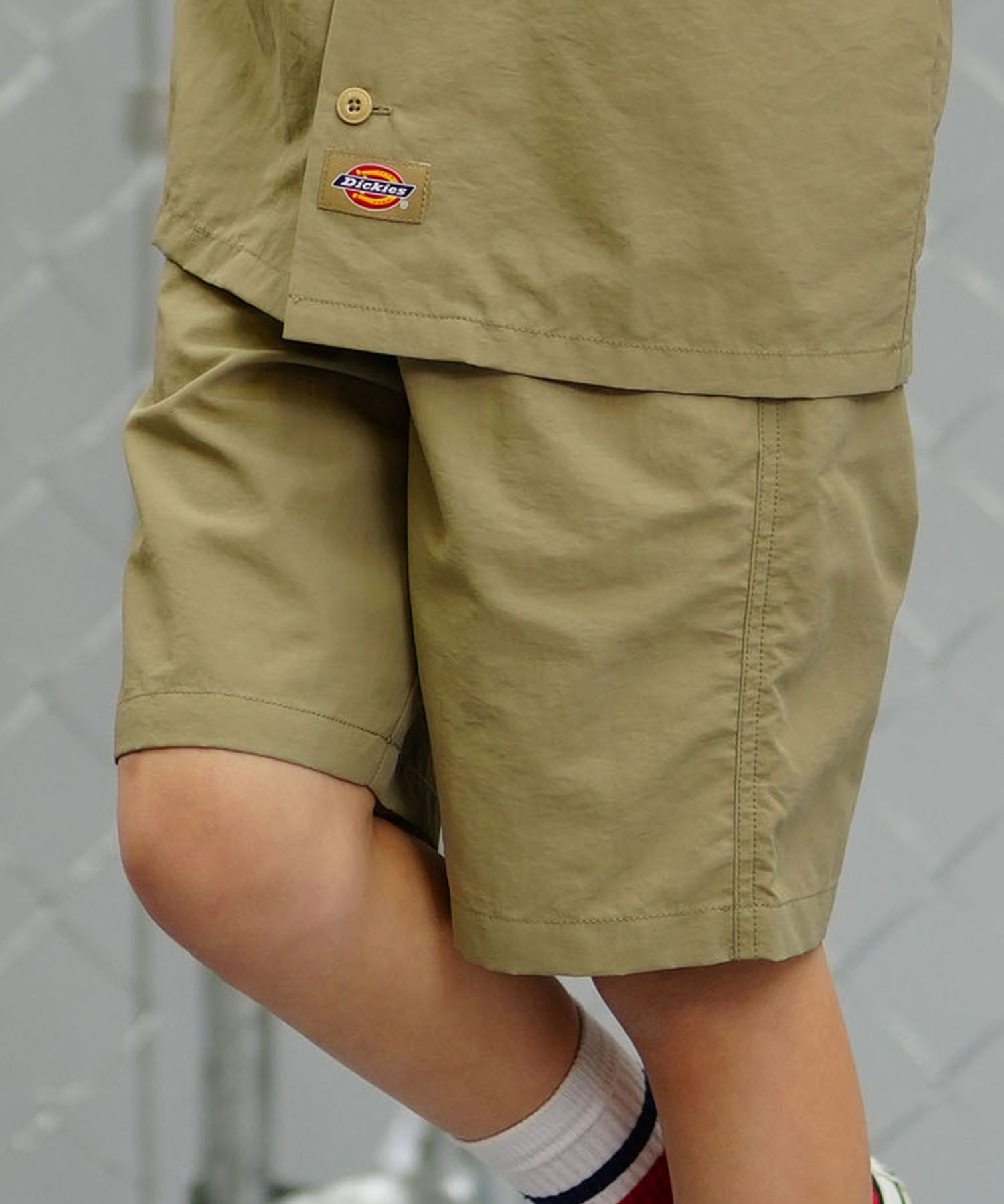 Dickies ディッキーズ キッズ ナイロンイージーショーツ ショートパンツ セットアップ対応 80572700(32GR-130cm)