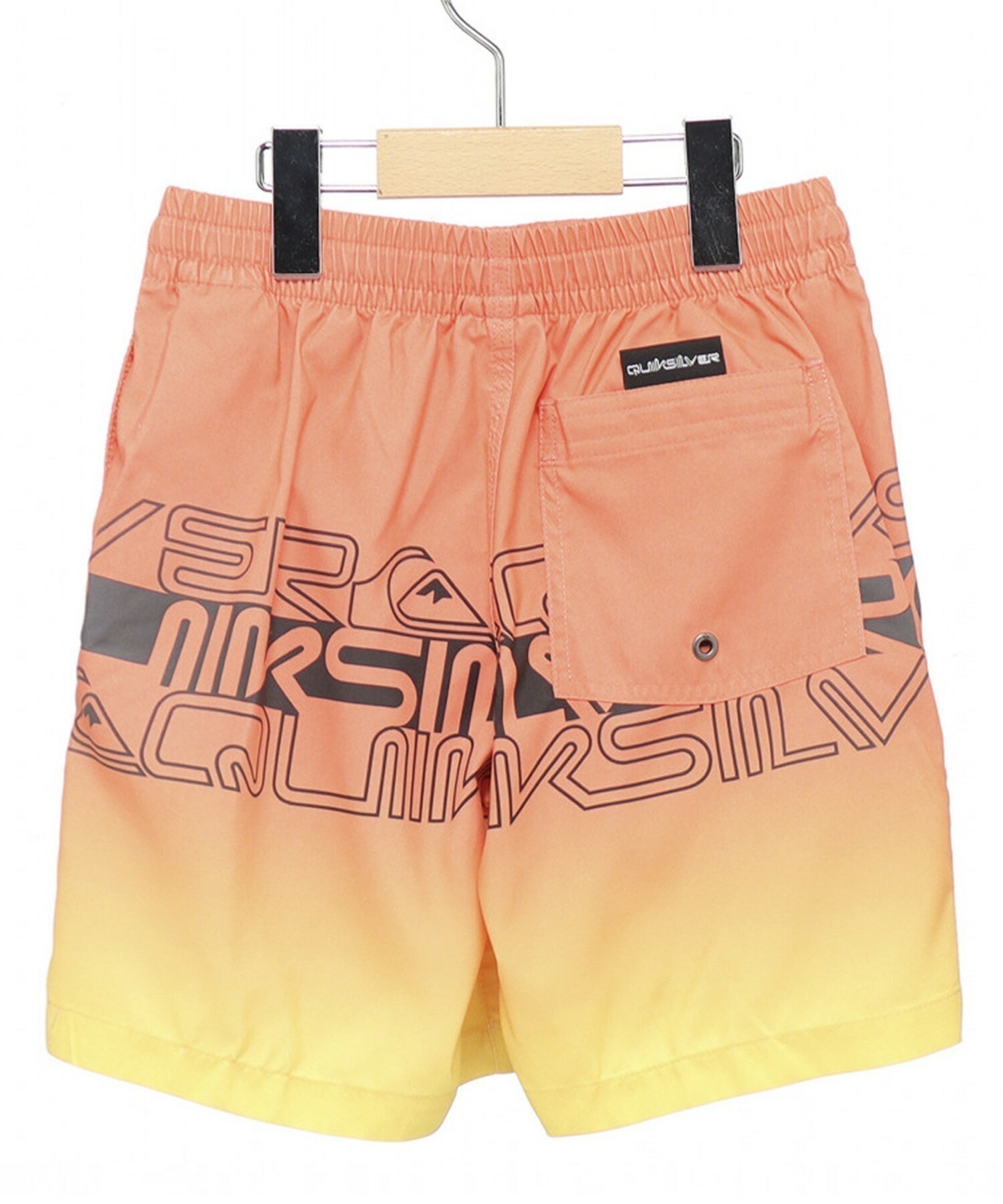 QUIKSILVER クイックシルバー EQBJV03434 キッズ ユース ボーイズ トランクス 水着 ボードショーツ ロゴ 海水パンツ(NVOR-130cm)