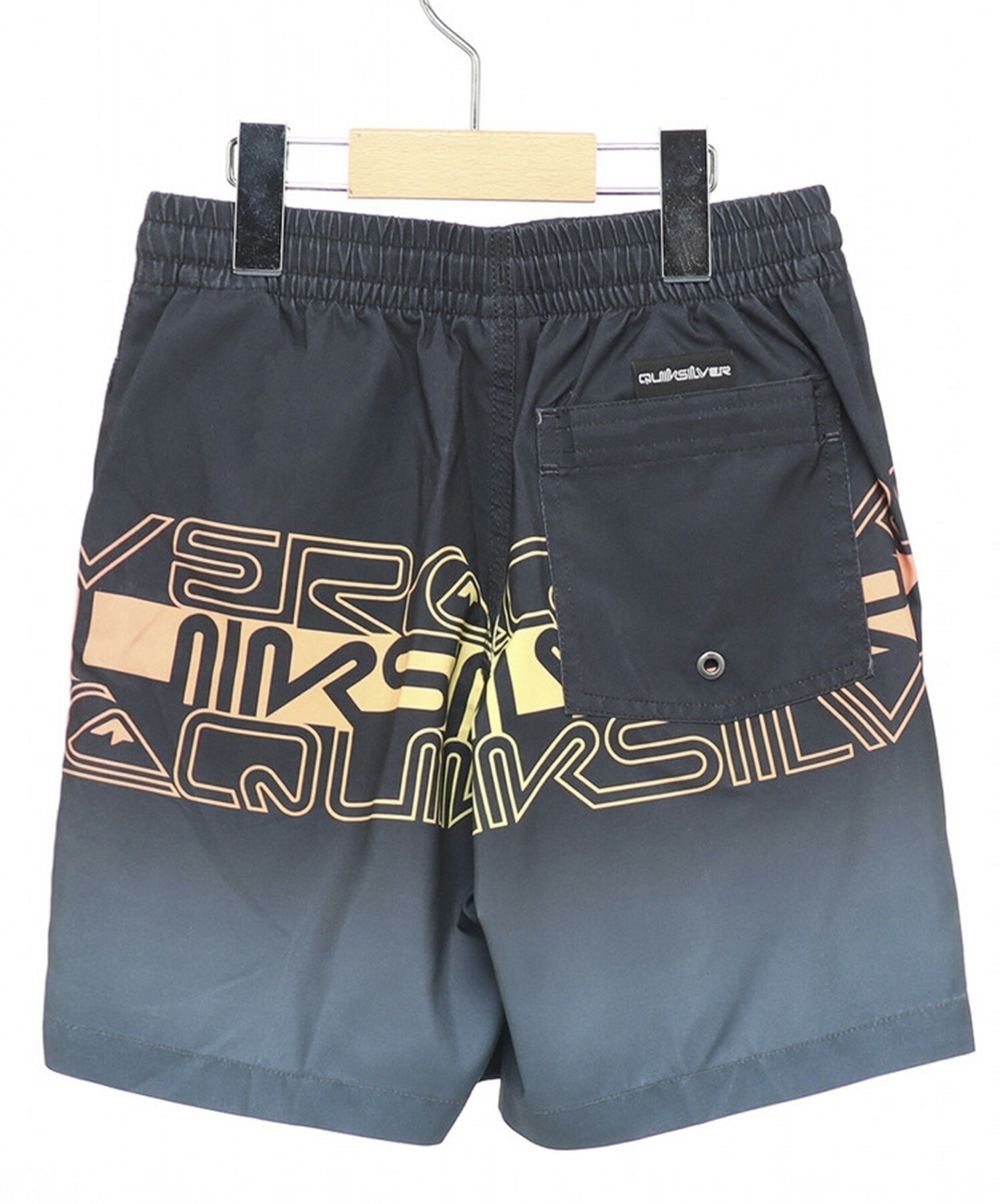 QUIKSILVER クイックシルバー EQBJV03434 キッズ ユース ボーイズ トランクス 水着 ボードショーツ ロゴ 海水パンツ(BLYE-130cm)