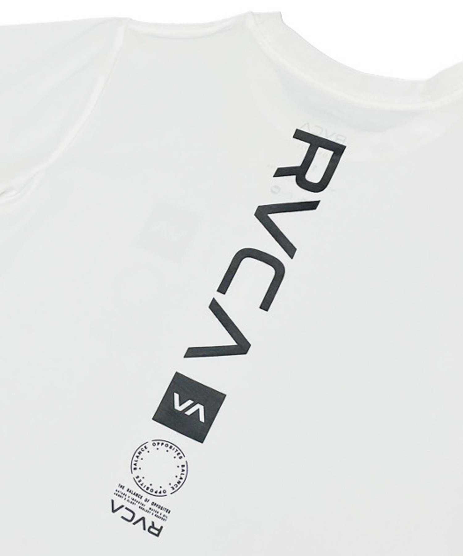 【クーポン対象】RVCA ルーカ キッズ ラッシュガード Tシャツ 半袖 バックプリント ユーティリティ 水陸両用 UVカット BE045-804(BLK-130cm)