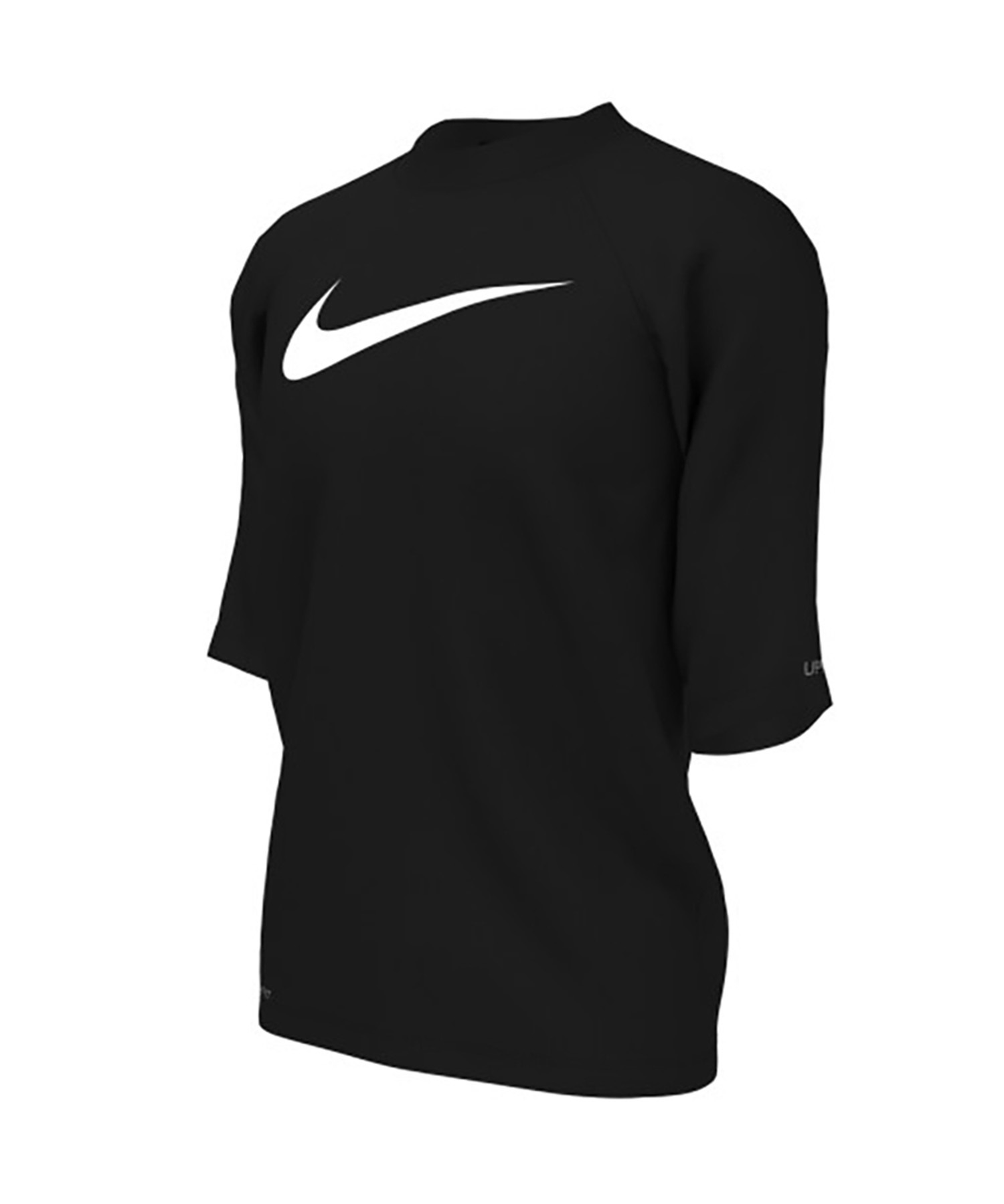 NIKE ナイキ キッズ ラッシュガード 半袖 ソリッド ショートスリーブ ハイドロガード UVカット NESSD828 N001(N001-130cm)