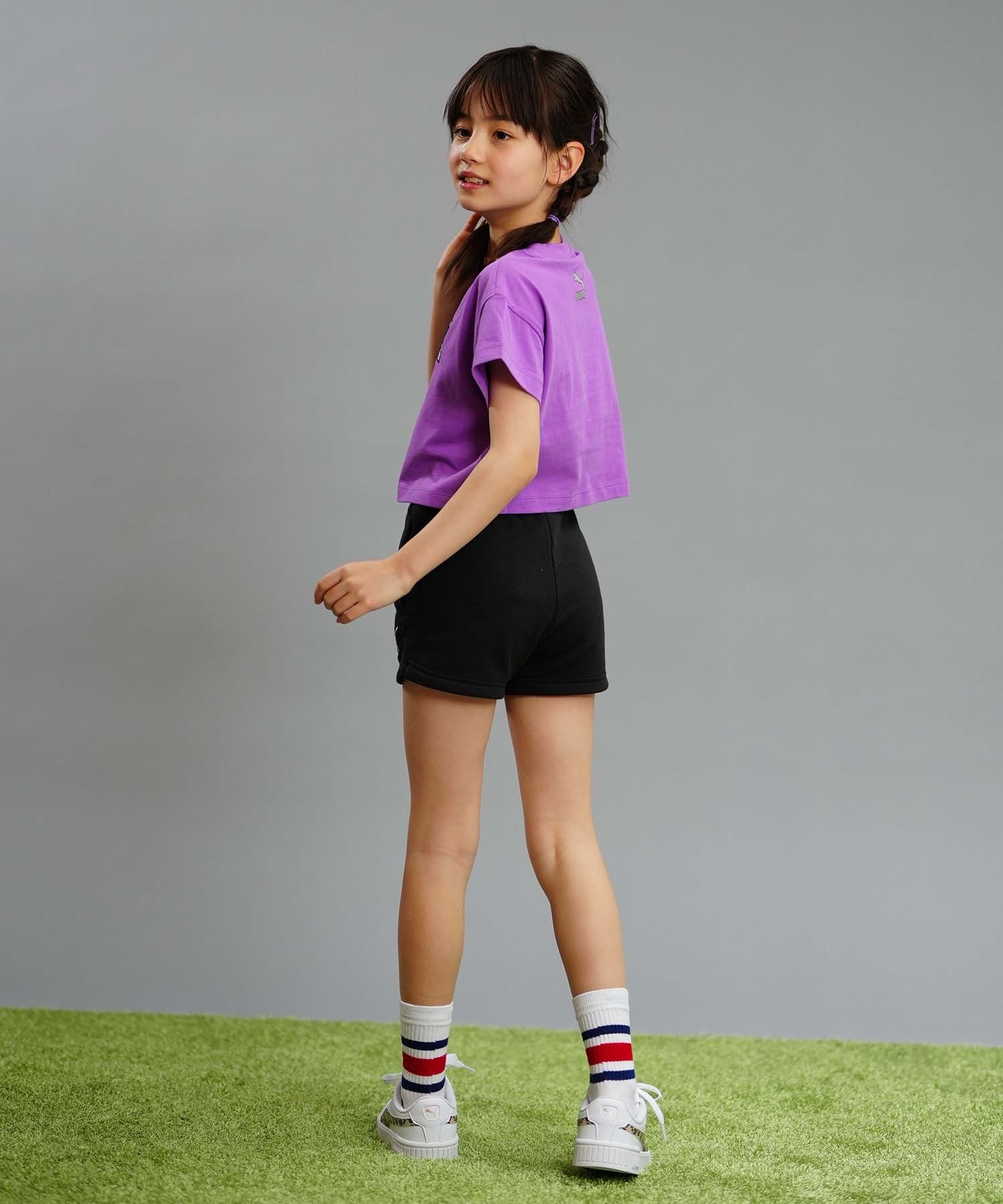 PUMA プーマ GRAPHICS DANCING QUEEN キッズ 半袖 Tシャツ