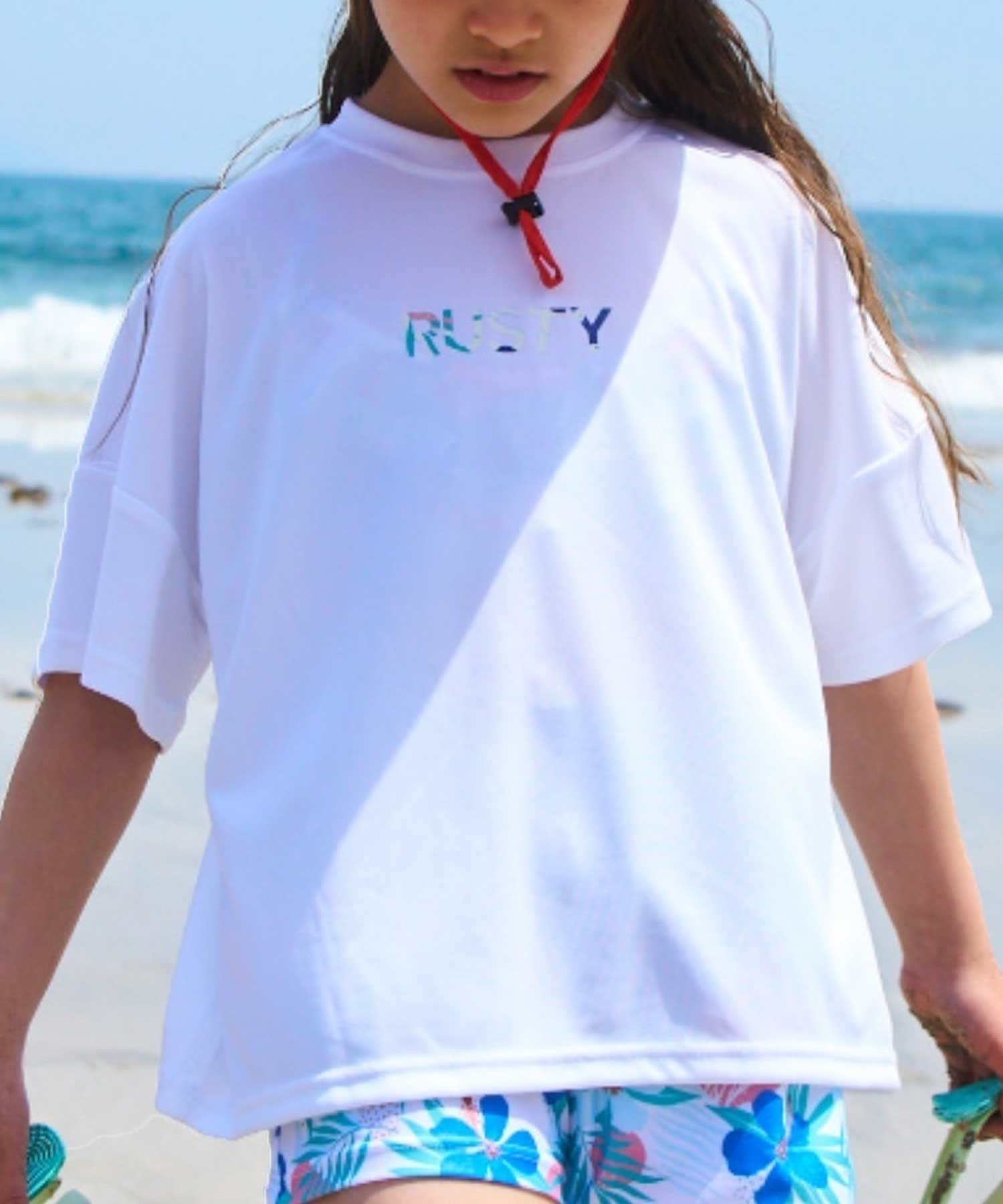 ラスティ（RUSTY）（キッズ）水着 4点セット ジュニア ガールズ Tシャツ付き 上下セット 964802NVY |  ウィンタースポーツ・マリン用品はヴィクトリア