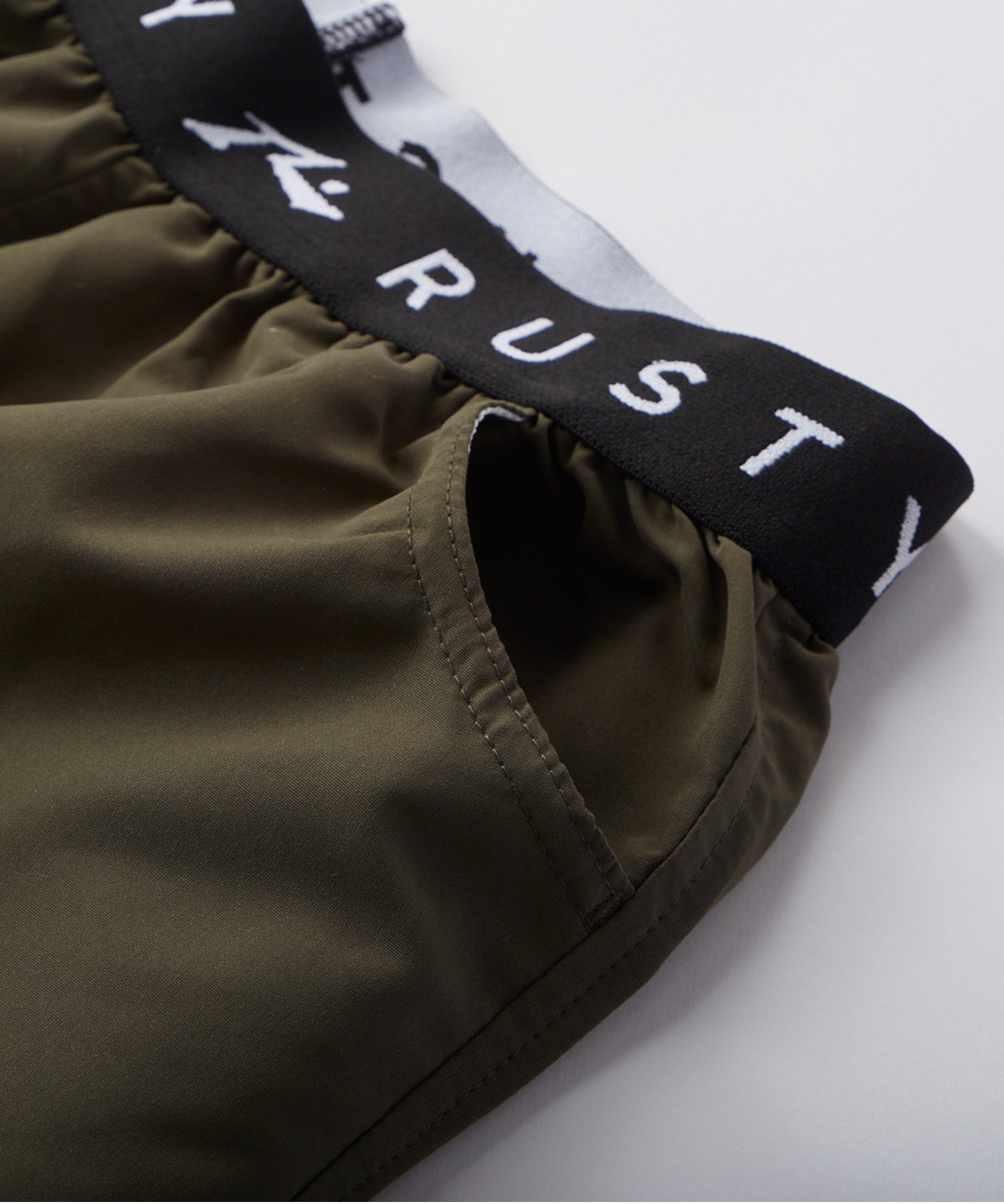 RUSTY ラスティー 水着 キッズ 4点セット セパレートタイプ タンクトップ 半袖 Tシャツ ショートパンツ 964806(KHA-130cm)