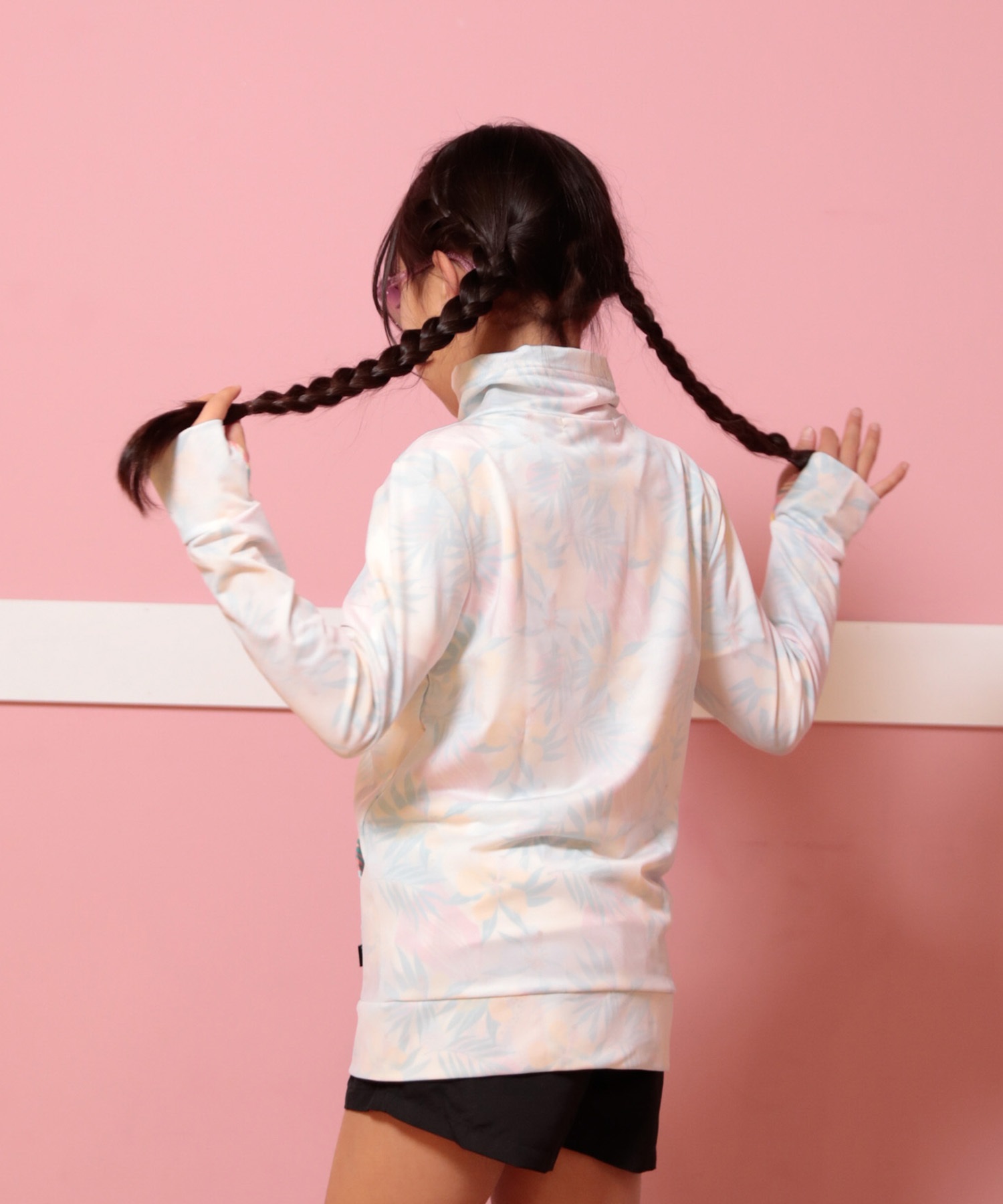 RUSTY ラスティー キッズ 長袖 ラッシュガード ジップアップ UV