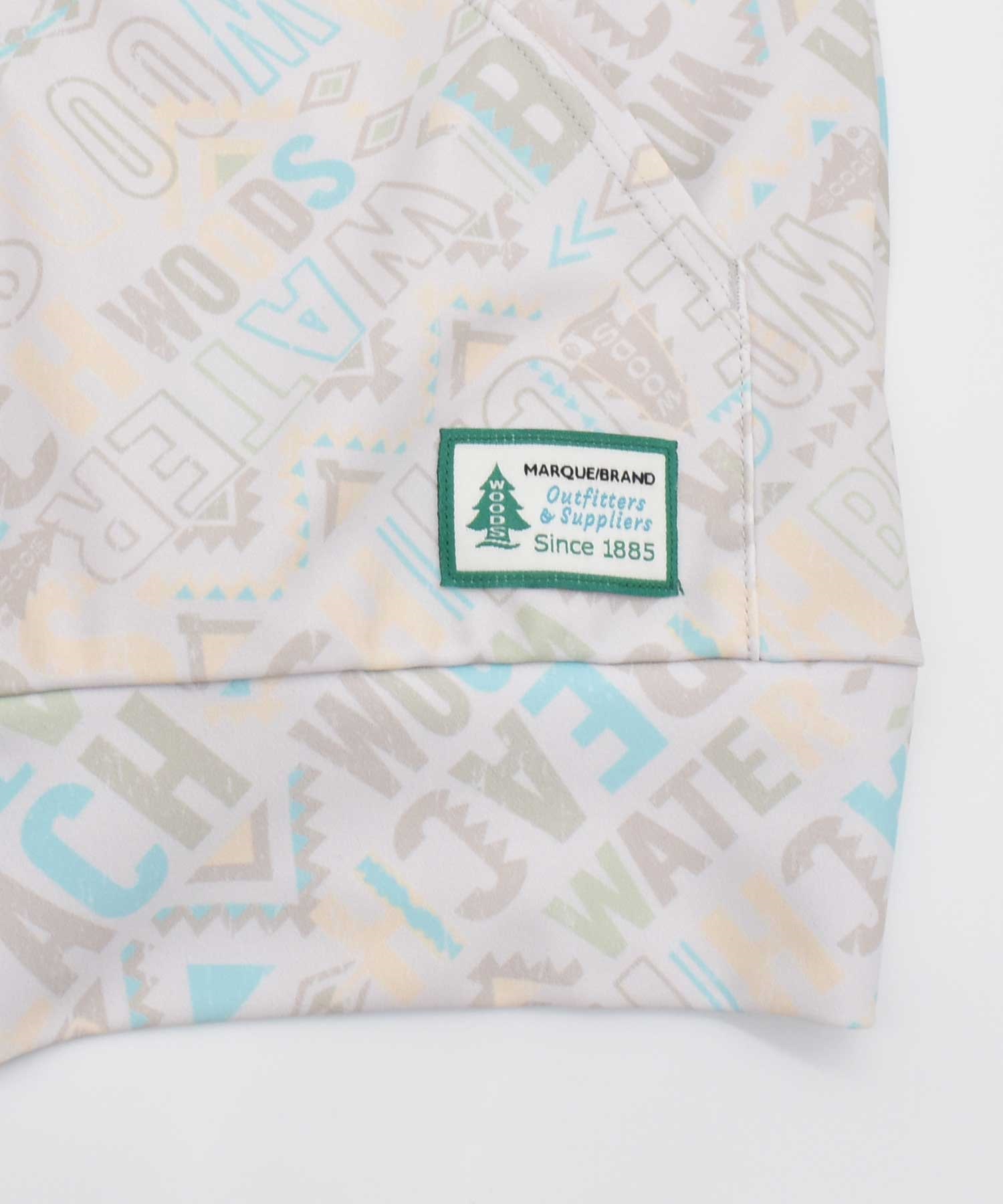 WOODS ウッズ 水着 3点セット キッズ ジュニア 386500 ムラサキ