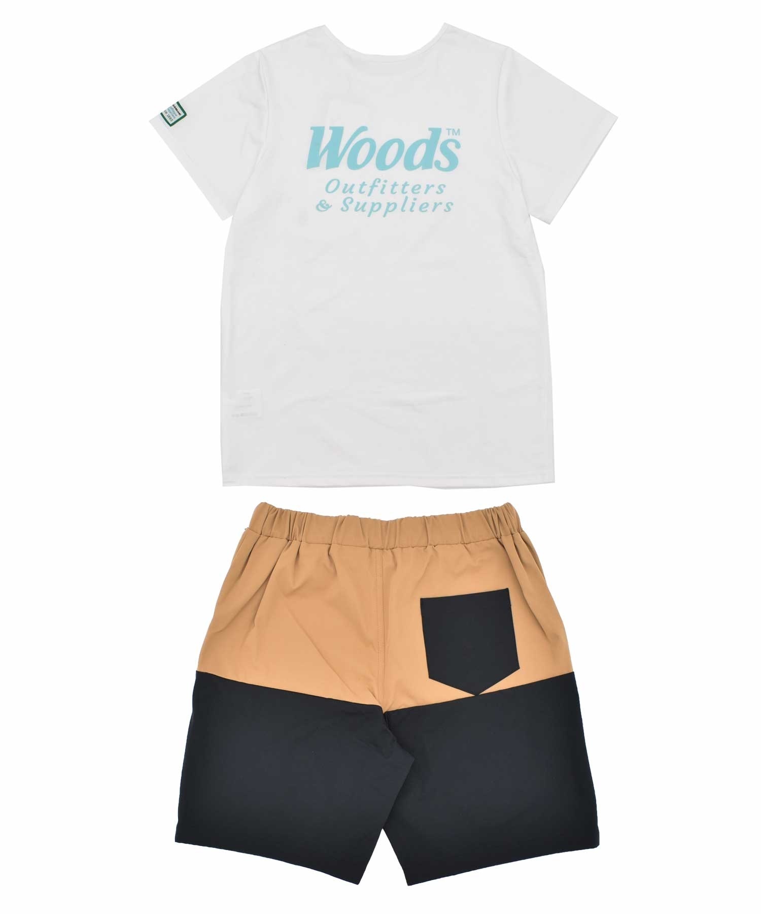 WOODS ウッズ 水陸両用 水着セット 子供用 キッズ ジュニア 386520