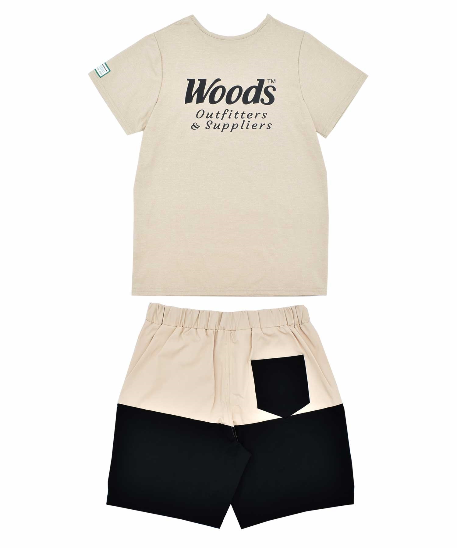 WOODS ウッズ 水陸両用 水着セット 子供用 キッズ ジュニア 386520