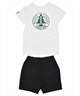 WOODS ウッズ アウトドアウエア 半袖 Tシャツ ショートパンツ 2点セット 水陸両用 キッズ ジュニア 386530 ムラサキスポーツ限定(PNK-130cm)