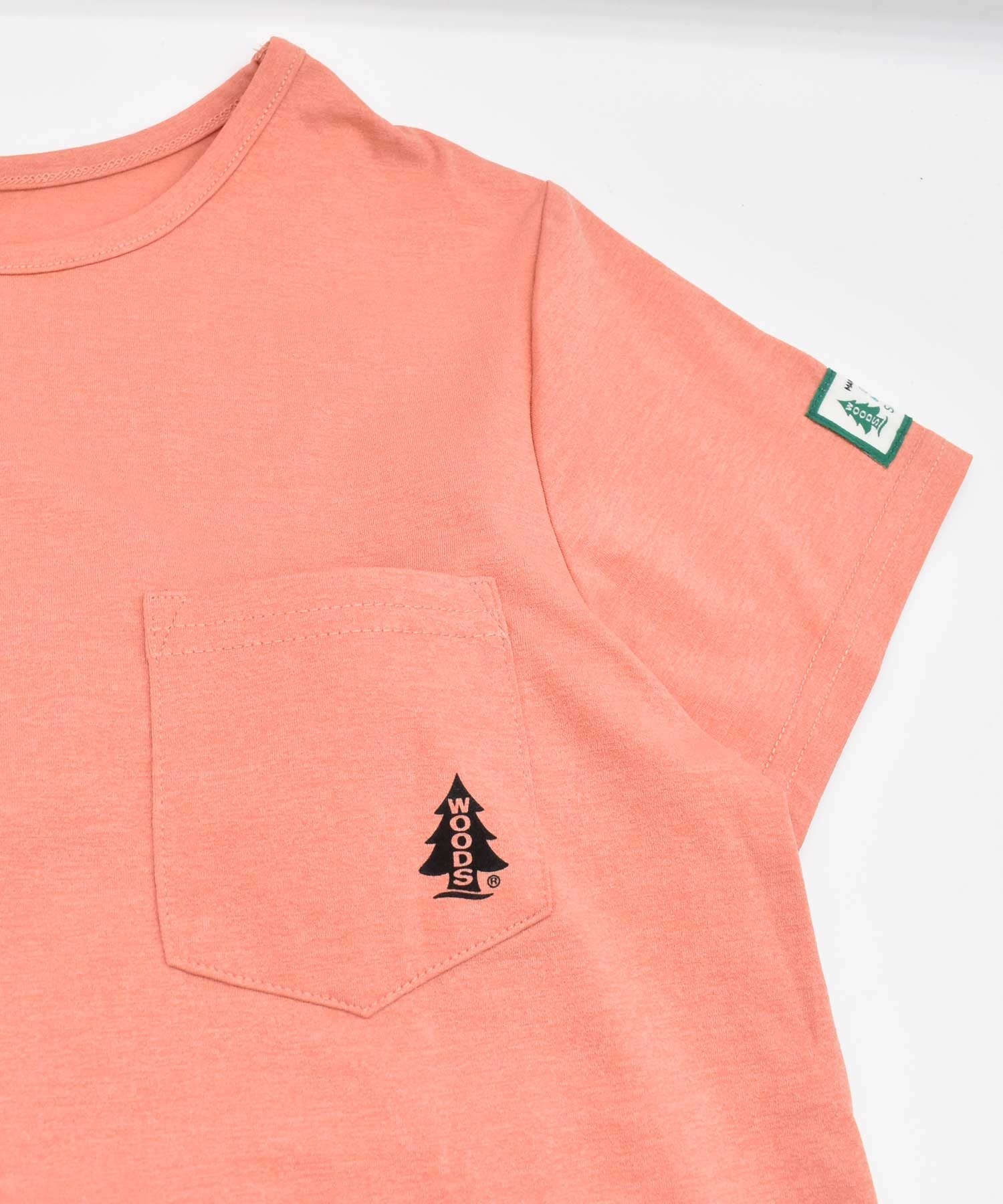 WOODS ウッズ アウトドアウエア 半袖 Tシャツ ショートパンツ 2点