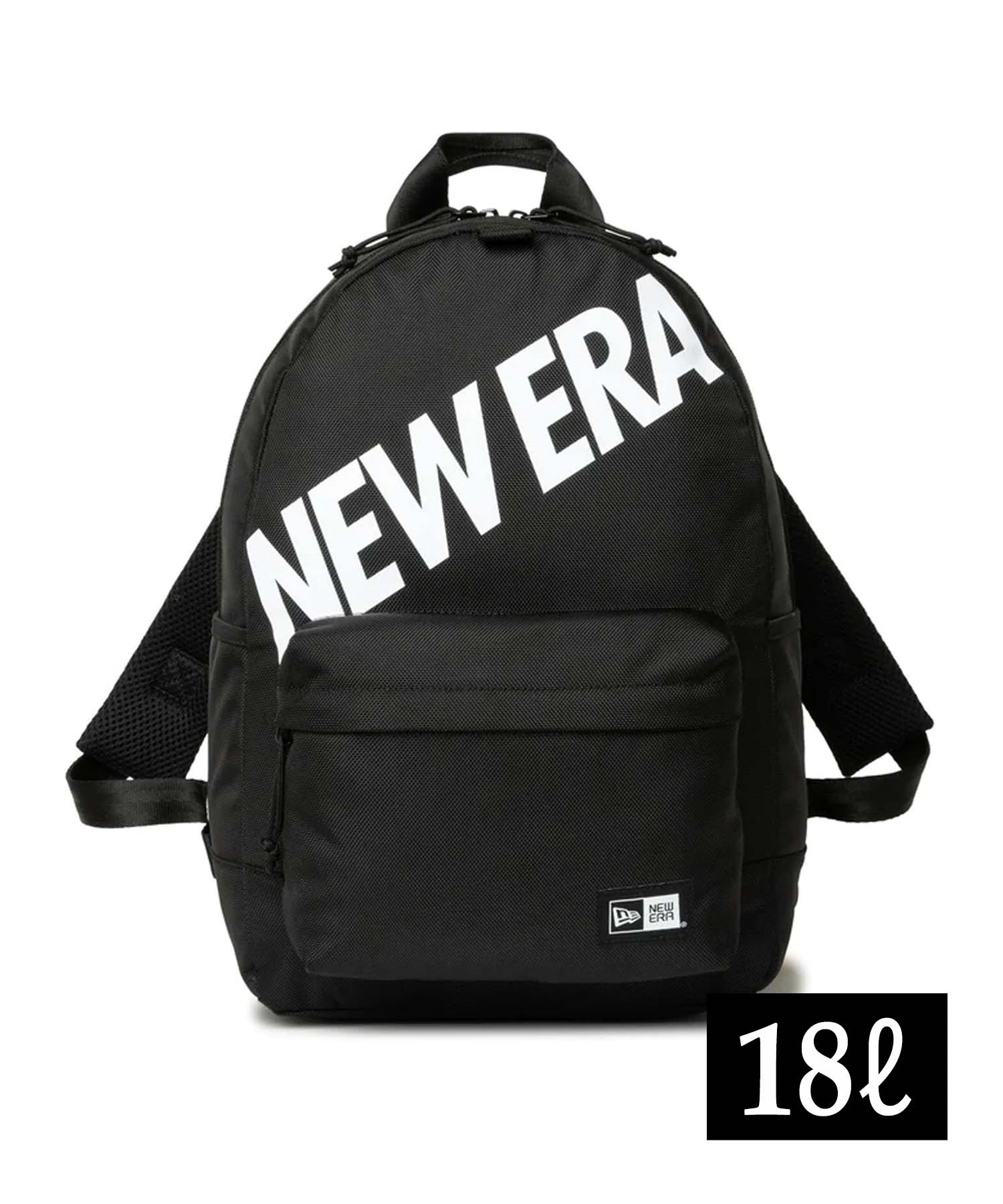 NEW ERA ニューエラ Youth ライトパック 18L キッズ デイパック リュック ワードマーク 14111873(BLK-YTH)