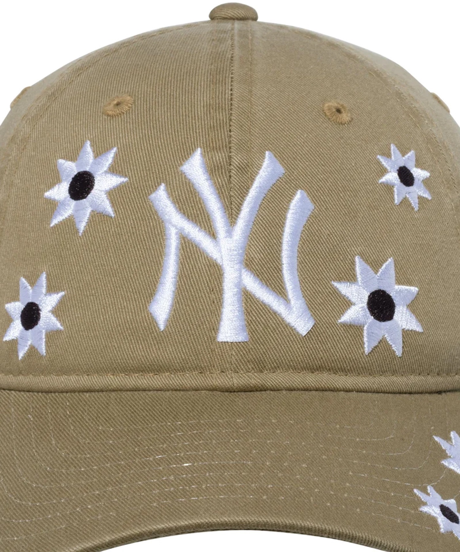 NEW ERA ニューエラ Youth 9TWENTY MLB Flower Embroidery ニューヨーク・ヤンキース カーキ キッズ キャップ 帽子 13762817(KHA-YTH)