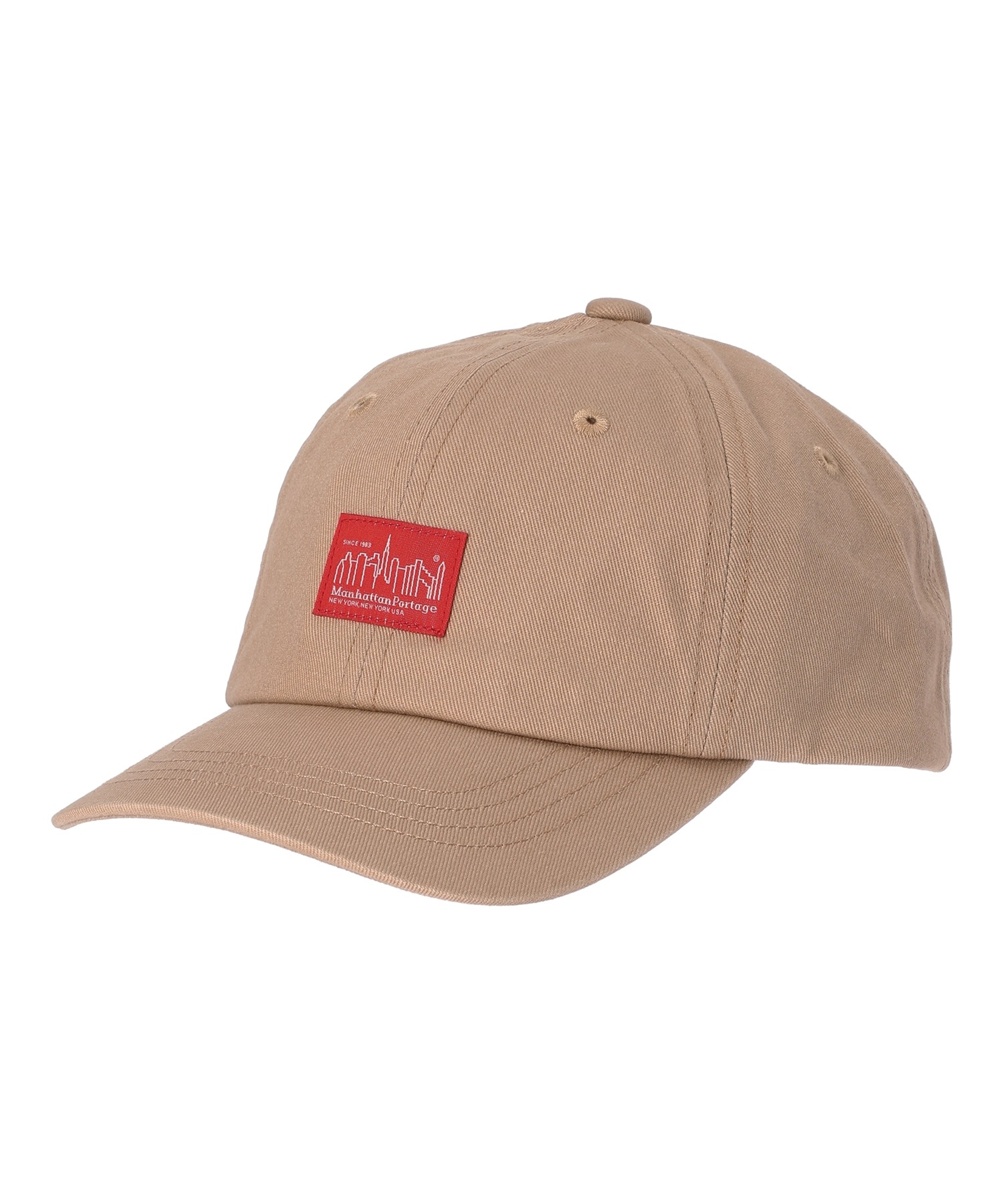 Manhattan Portage マンハッタンポーテージ HAT  KD TWILL 6P CAP MP230 キッズ キャップ(BK/RD-54)