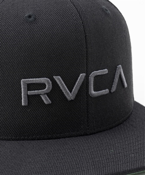 RVCA/ルーカ キッズ RVCA TWILL SNAPBACK キャップ 帽子 BD045-901(HYL-F)