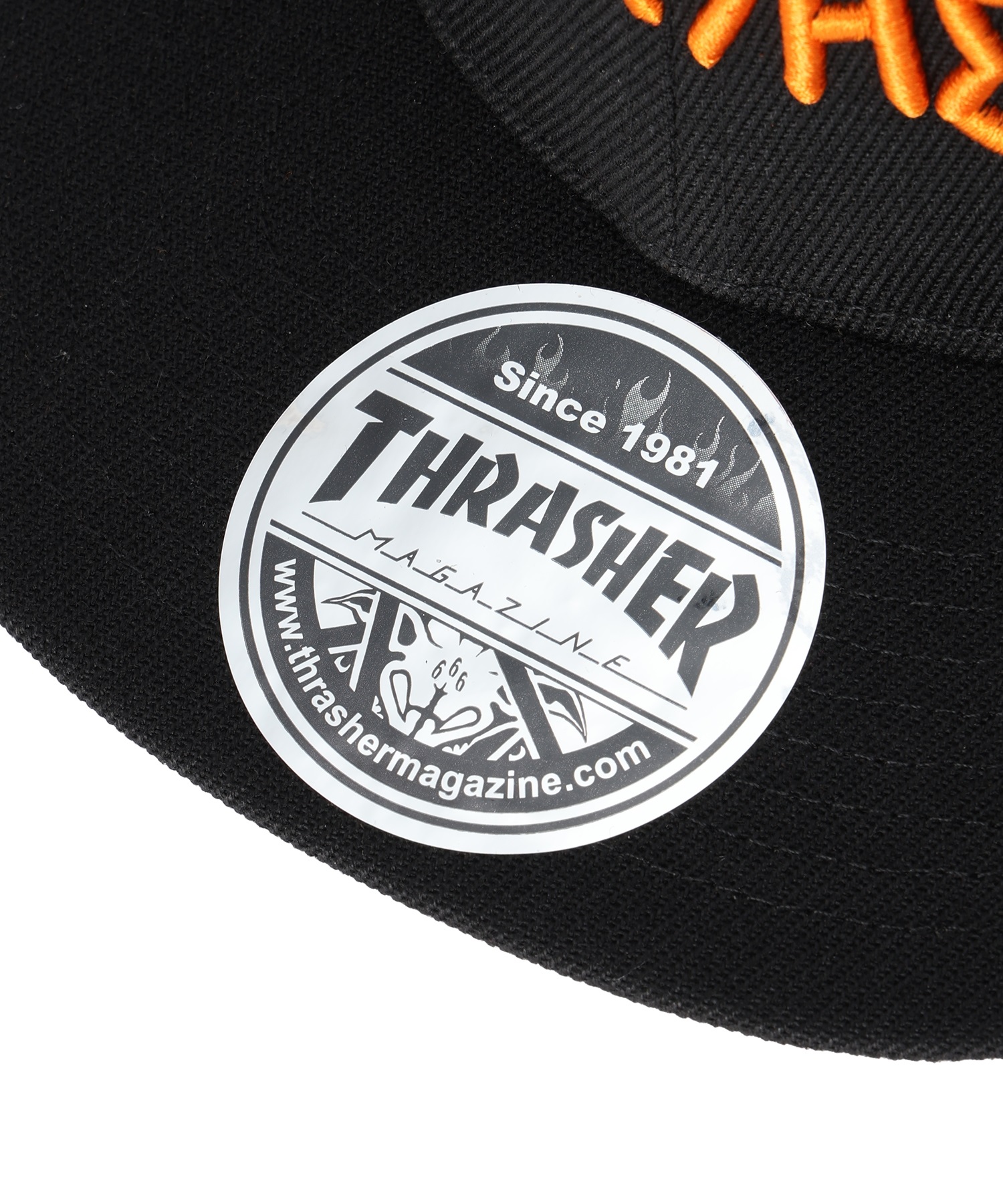 THRASHER スラッシャー CAP  K-THR-C02K キッズ キャップ(BK/WT-F)