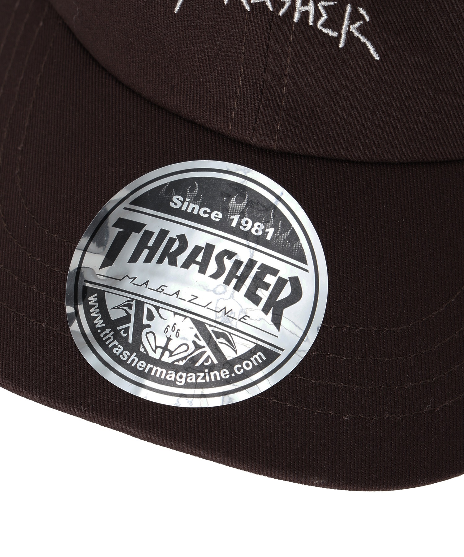 THRASHER スラッシャー CAP  K-THR-C04K キッズ キャップ(D.BRN-F)