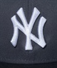 NEW ERA ニューエラ Youth 9FIFTY SHADOW ニューヨーク・ヤンキース ダークグラファイト ブラックバイザー キッズ キャップ 帽子 14111885(ONECOLOR-YTH)
