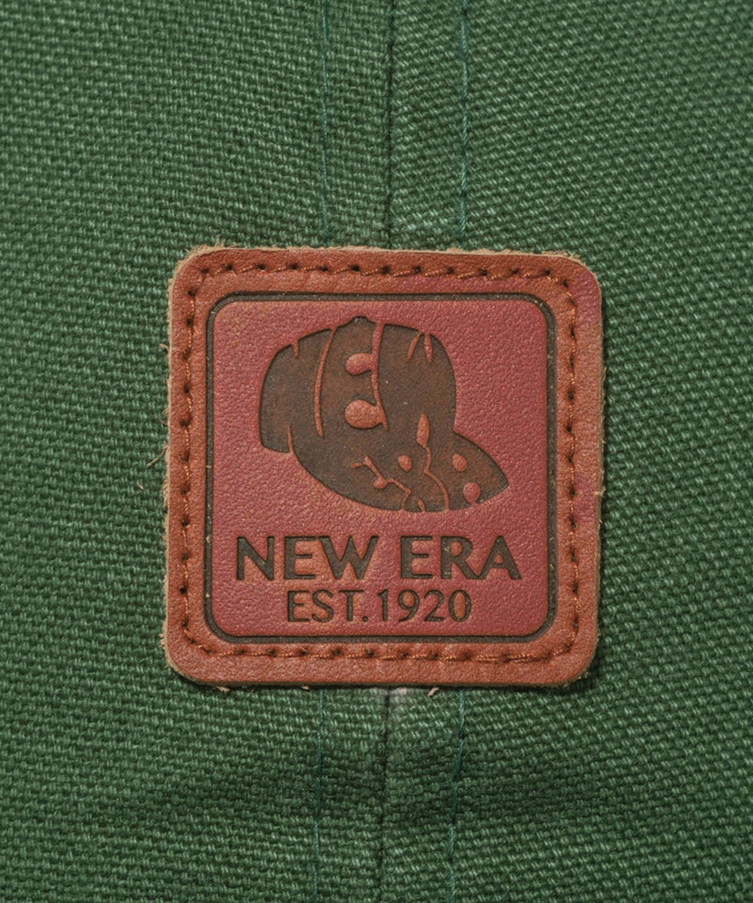 NEW ERA ニューエラ Youth 9TWENTY Leather Patch ダックキャンバス シラントログリーン キッズ キャップ 帽子 14111930(ONECOLOR-YTH)