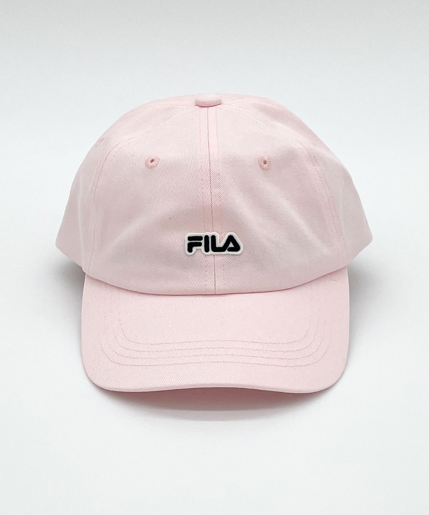 FILA/フィラ キッズ キャップ 6CAP FLW FELT LOGO 6P CAP 241013204(01BLK-ONESIZE)