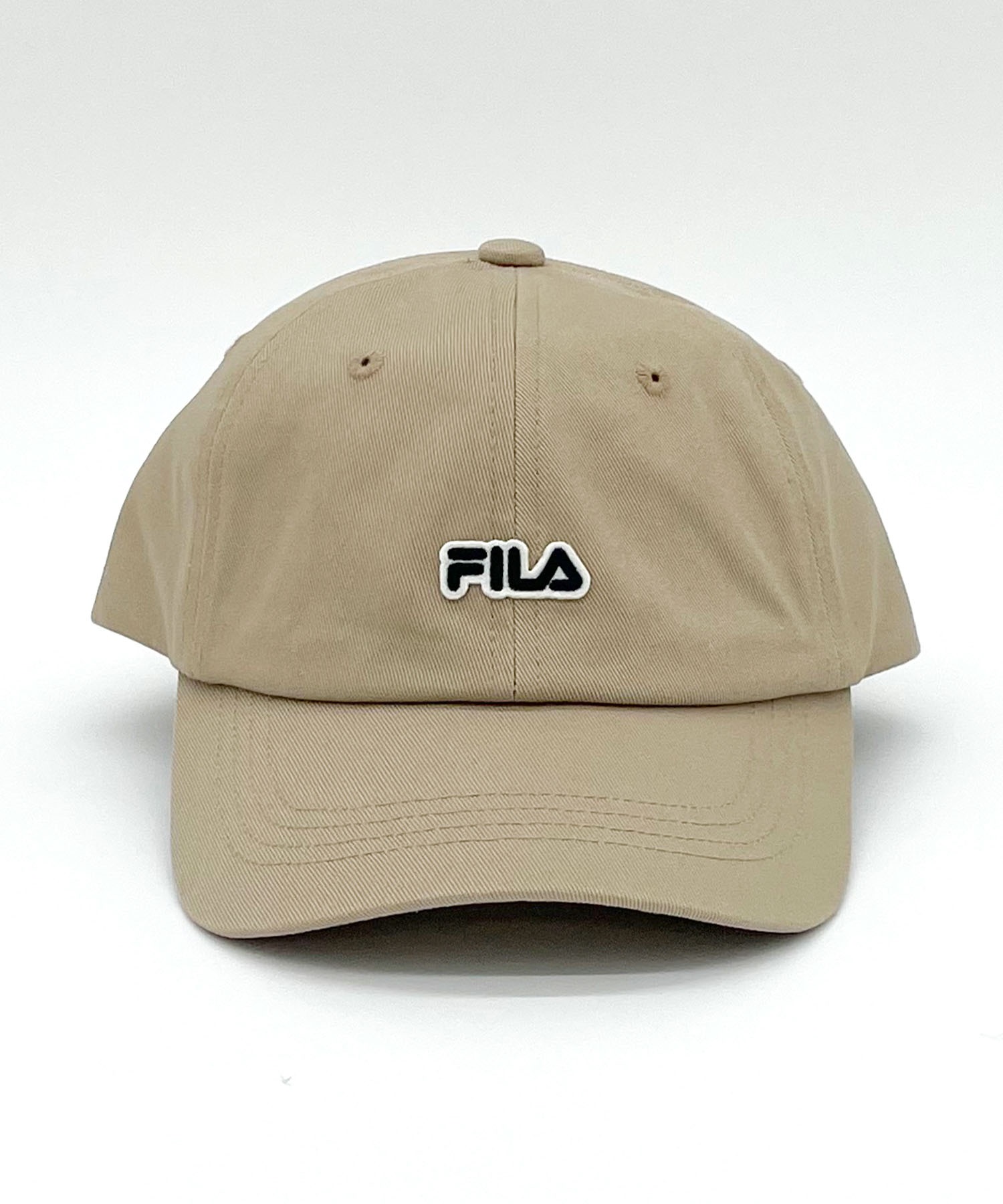 FILA/フィラ キッズ キャップ 6CAP FLW FELT LOGO 6P CAP 241013204(01BLK-ONESIZE)