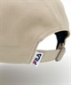 FILA/フィラ キッズ キャップ 6CAP FLW FELT LOGO 6P CAP 241013204(01BLK-ONESIZE)