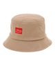 Manhattan Portage/マンハッタンポーテージ Kids Twill Bucket Hat キッズ バケットハット バケハ 帽子 MP231(BK/RD-54cm)
