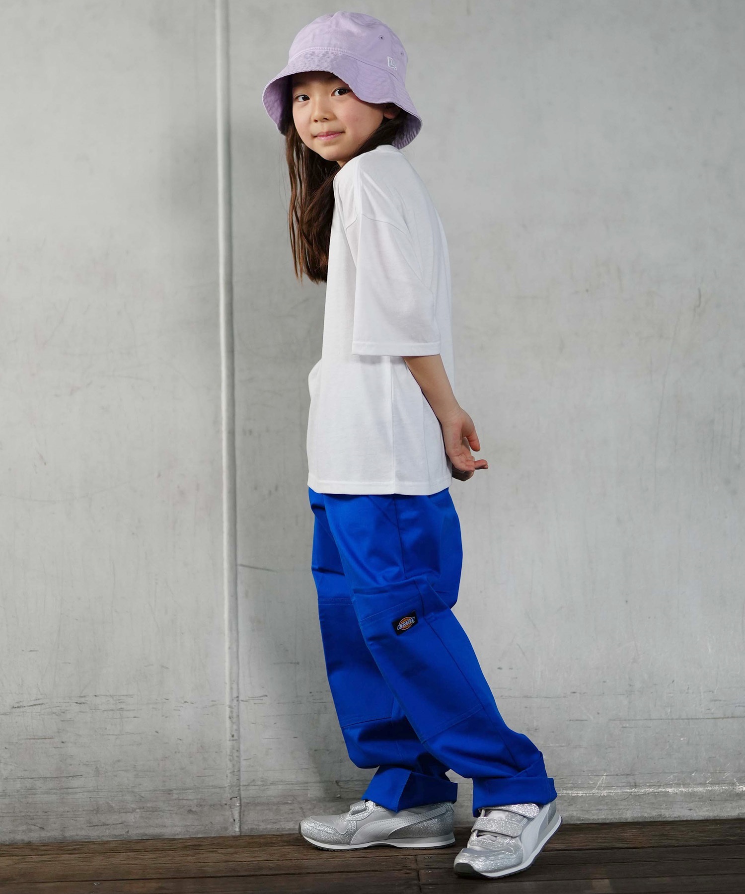 NEW ERA ニューエラ Kid's バケット01 PLILA キッズ バケットハット バケハ 帽子 14324469 ムラサキスポーツ限定(LIL-ML)