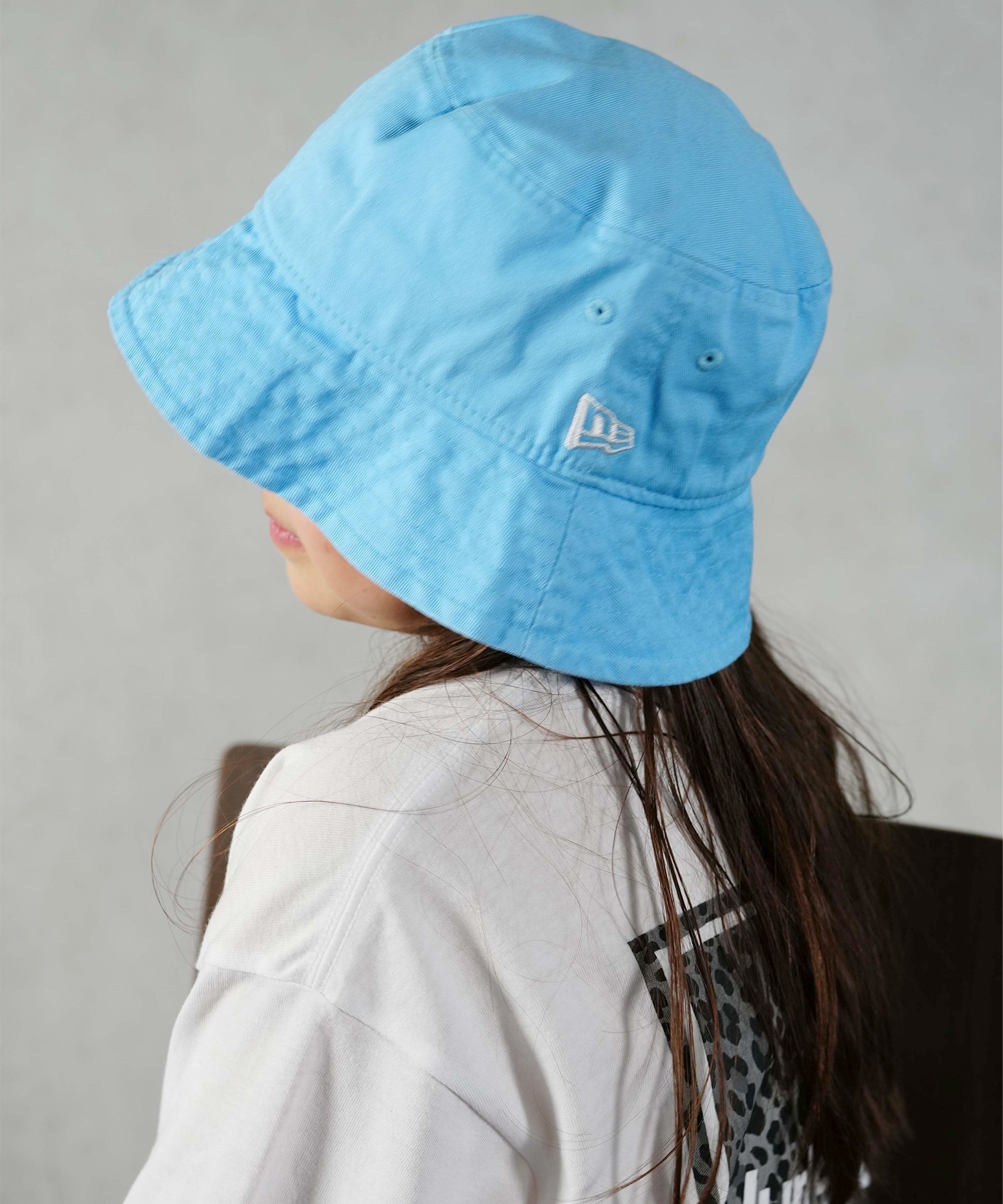 NEW ERA ニューエラ Kid's バケット01 ABLU キッズ バケットハット バケハ 帽子 14324470 ムラサキスポーツ限定(ABL-ML)