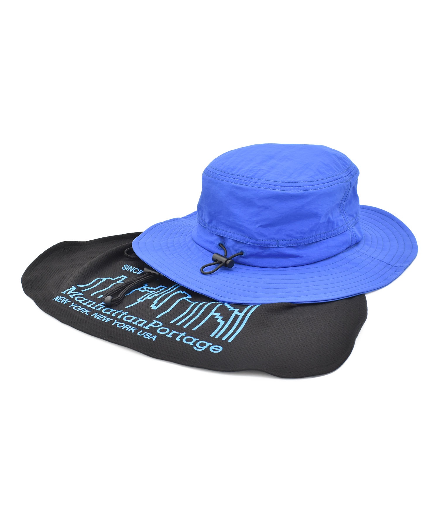 Manhattan Portage マンハッタンポーテージ キッズ ハット KIDS SUNSHADE HAT MP257(BLACK-54cm)