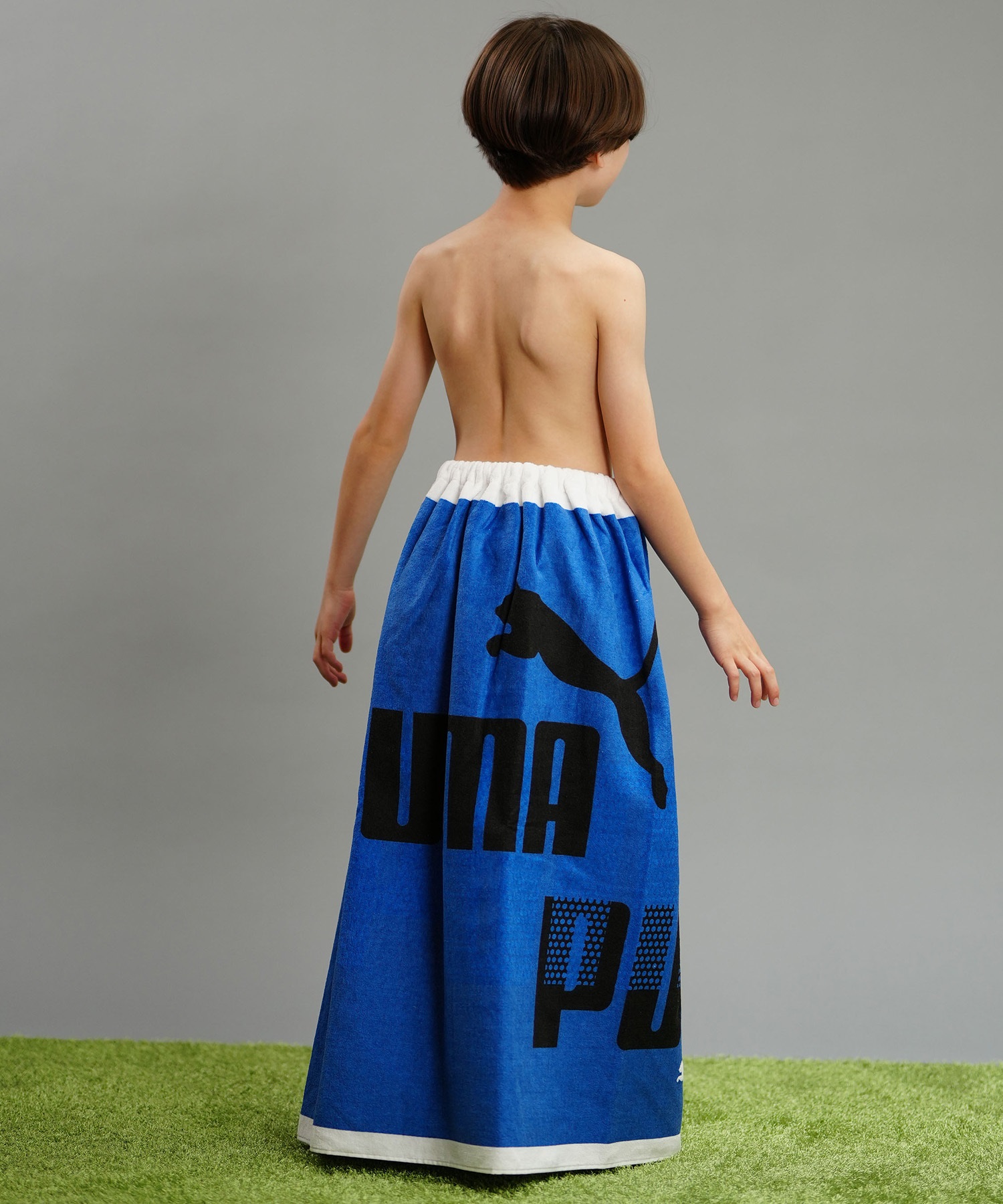 PUMA プーマ キッズ ユニセックス ラップタオル 80×120cm 54437