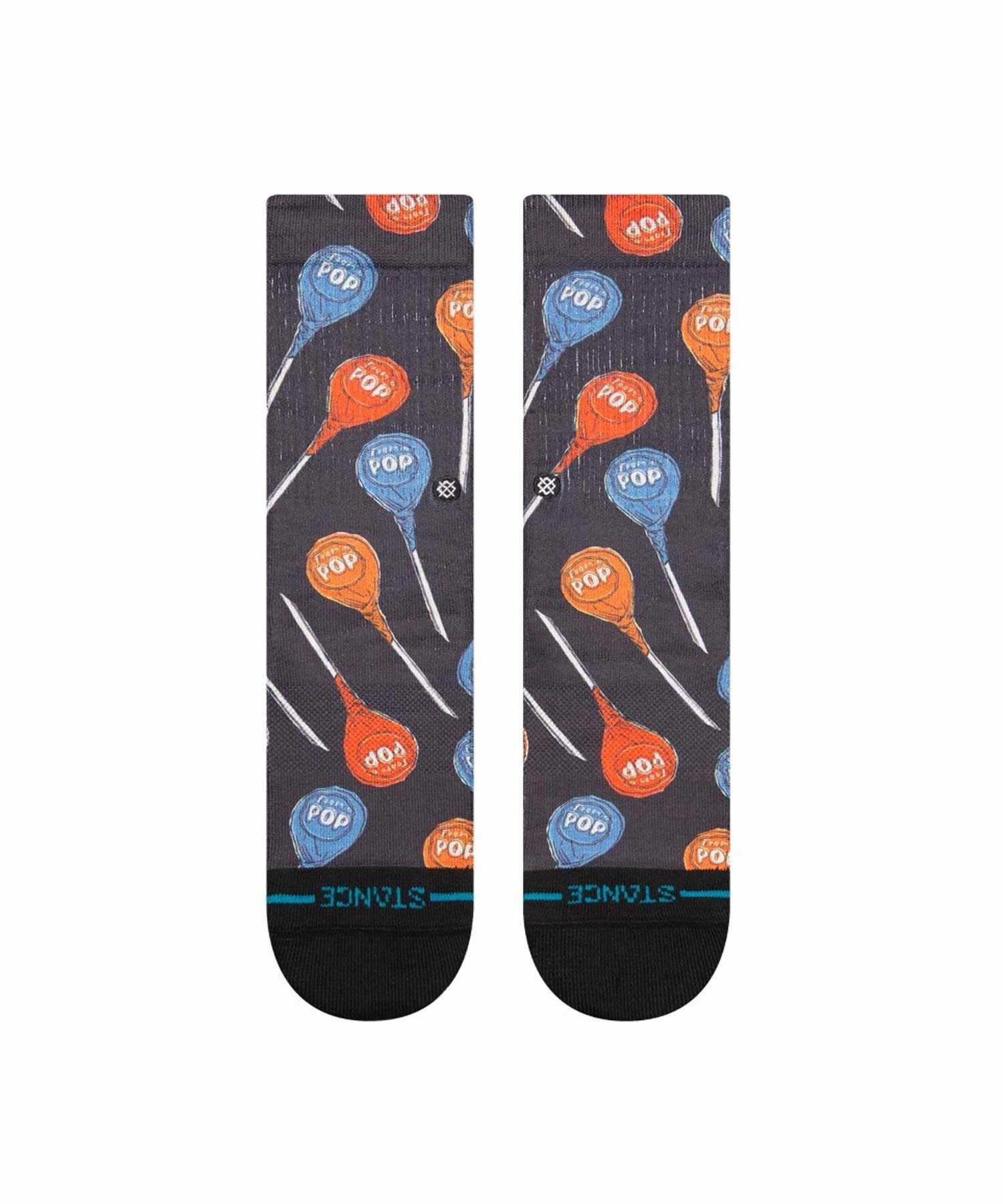 STANCE スタンス キッズ ジュニア 靴下 ソックス TOOTSIE POP KIDS K556A24TOO#BLK(BLACK-L)