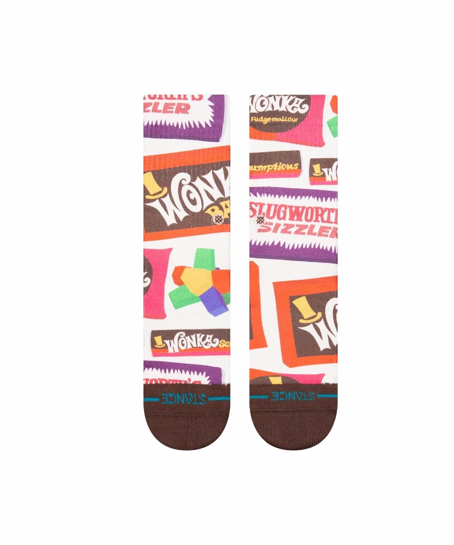 STANCE スタンス キッズ ジュニア ソックス 靴下 WONKA BARS KIDS K556A24WON#BRN(BROWN-L)